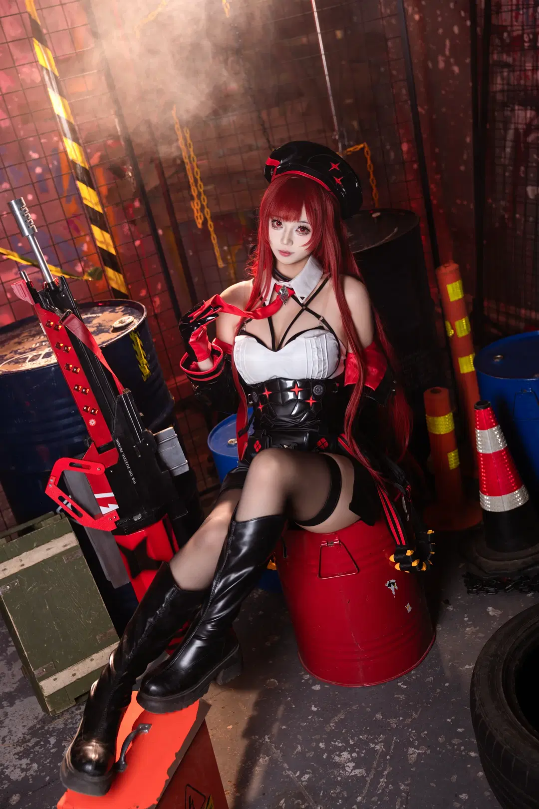 战术风, NIKKE, 拉毗cos, 丝袜, 废土仓库