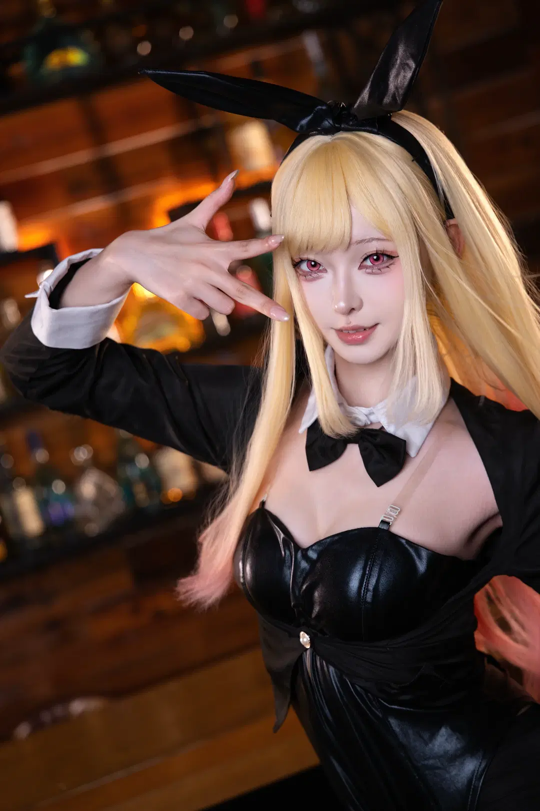 【喜多川海梦cos】更衣人偶坠入爱河，酒吧兔女郎造型拍摄记录 - KomikadoYUC - 第3张