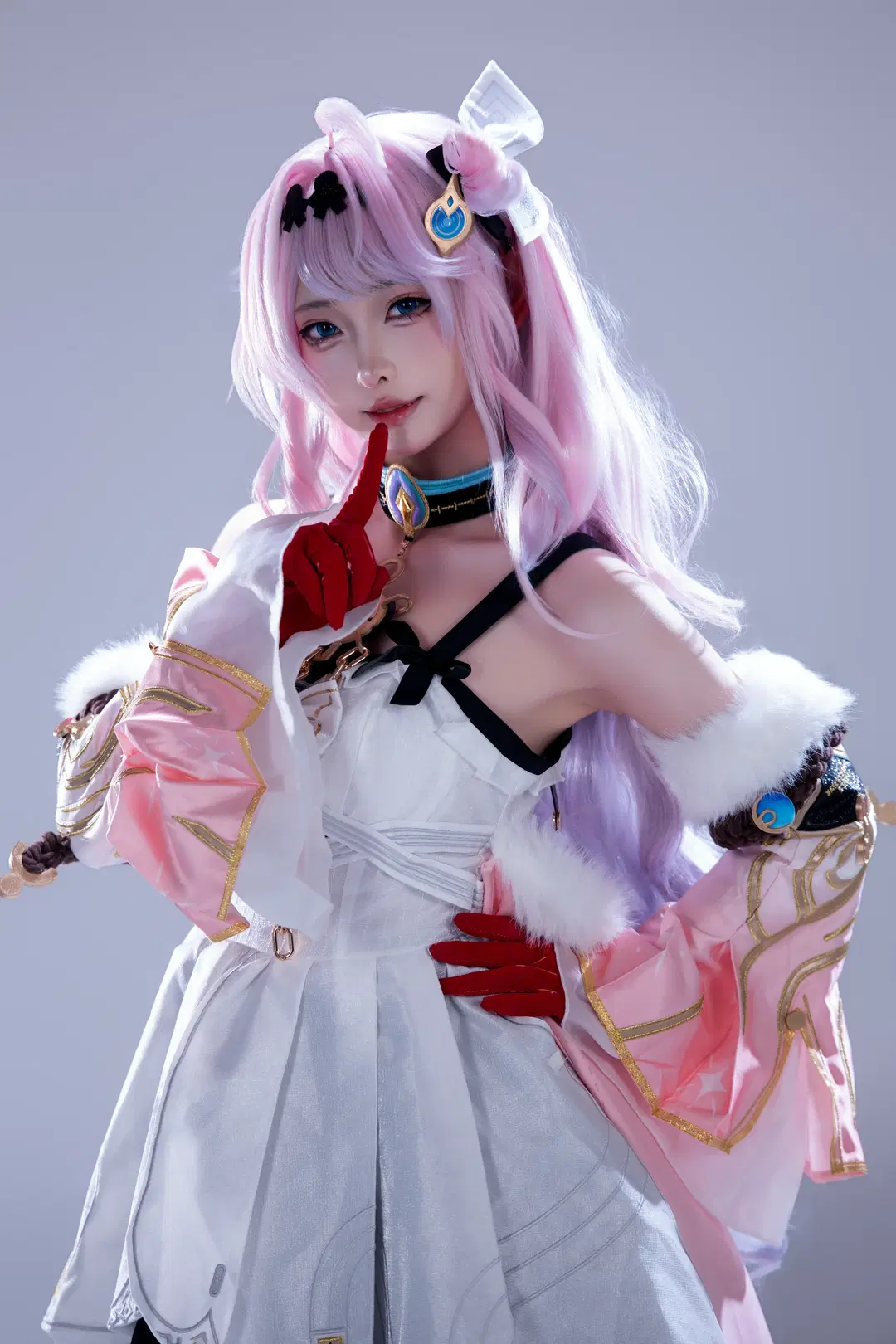 【达妮娅cos】鸣潮超还原白丝战斗服造型 - KomikadoYUC - 第5张
