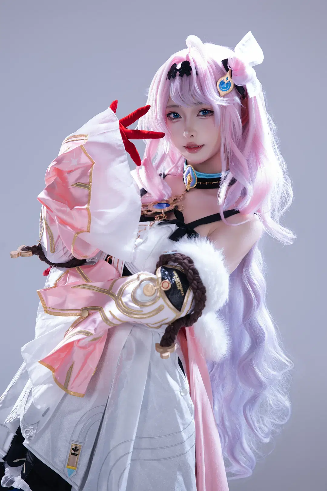 【达妮娅cos】鸣潮超还原白丝战斗服造型 - KomikadoYUC - 第7张