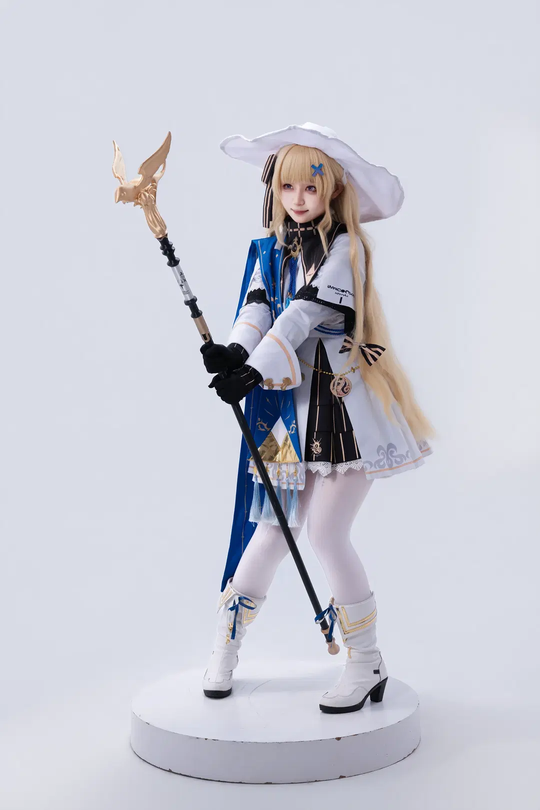 [Phoebe Cosplay] Wuthering Waves White stockings Mage: Studio photoshoot daily life Record by KomikadoYUC - Image 3