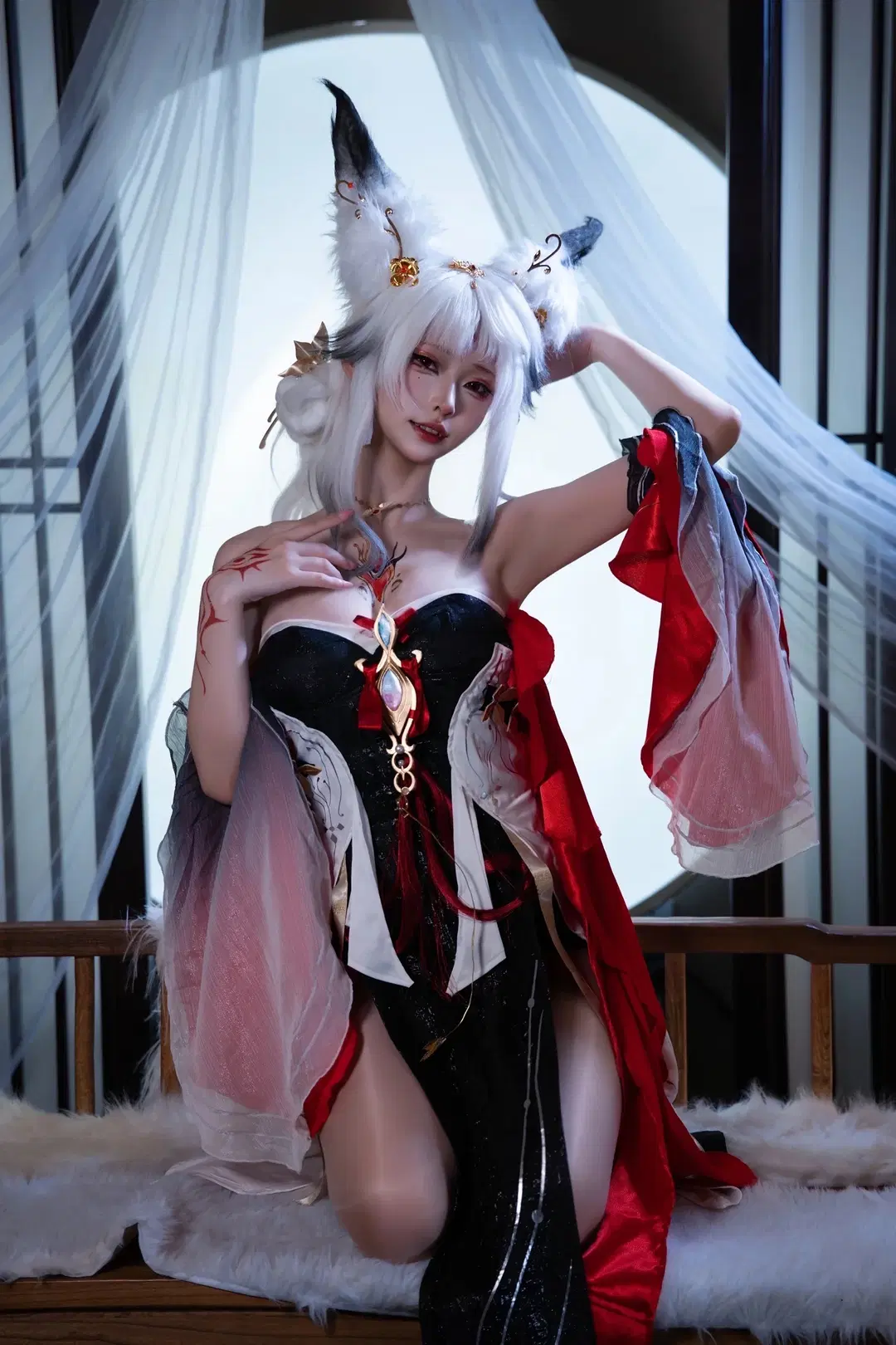 【心月狐cos】鳴潮國風狐耳少女的氛圍感呈現 - KomikadoYUC - 第2張