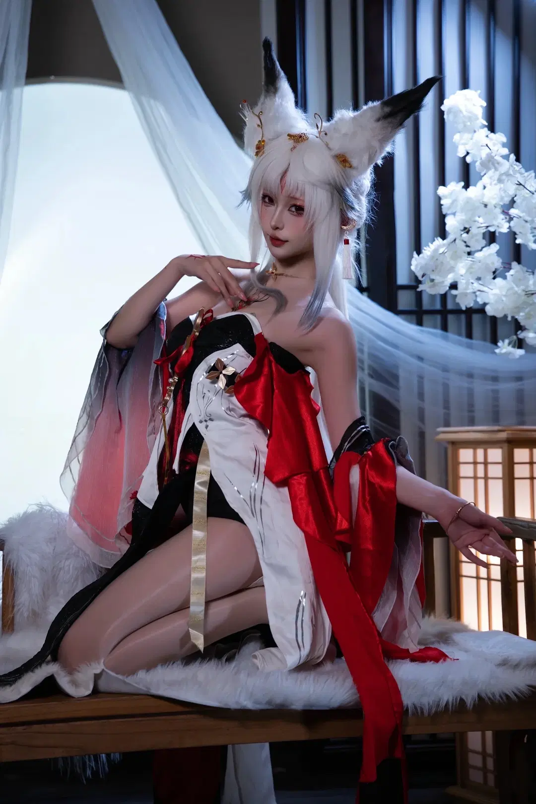 【心月狐cos】鳴潮國風狐耳少女的氛圍感呈現 - KomikadoYUC - 第7張