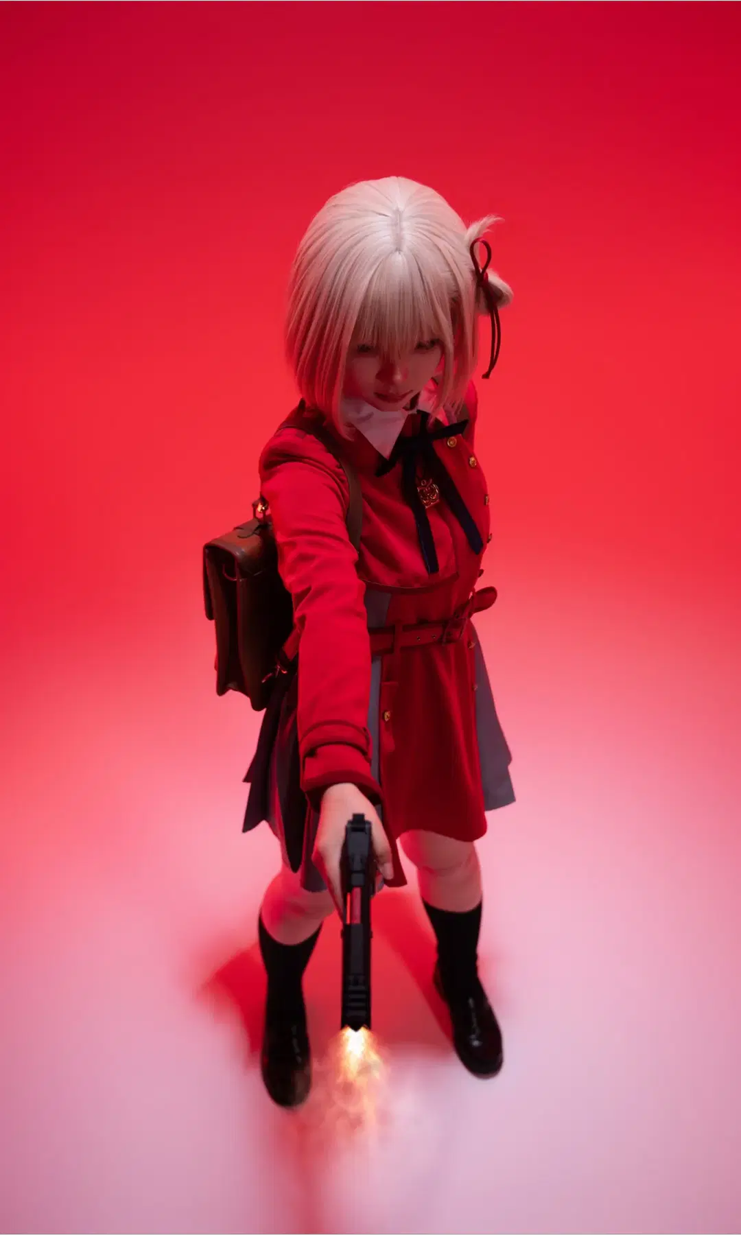 cos摄影, 制服cos, 锦木千束cos, 丝袜, 莉可丽丝