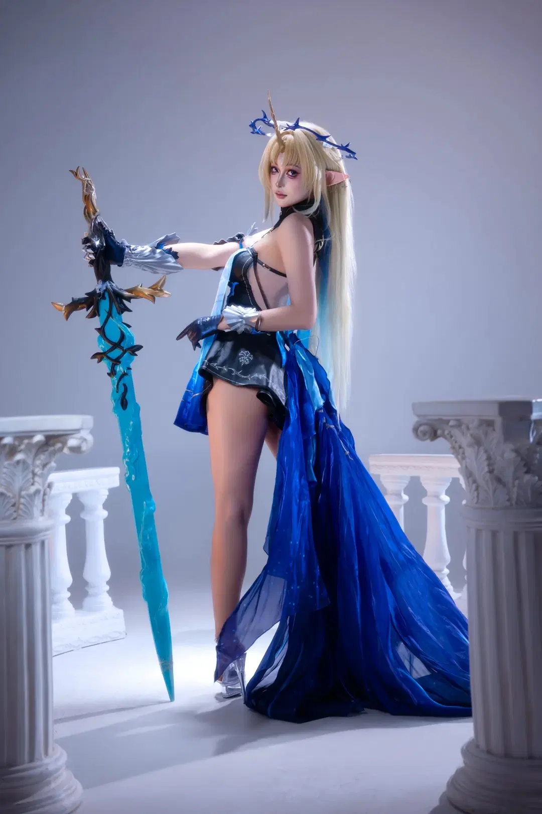 鸣潮, cosplay, 芙露德莉斯cos, 大卡提希娅, 奇幻风摄影