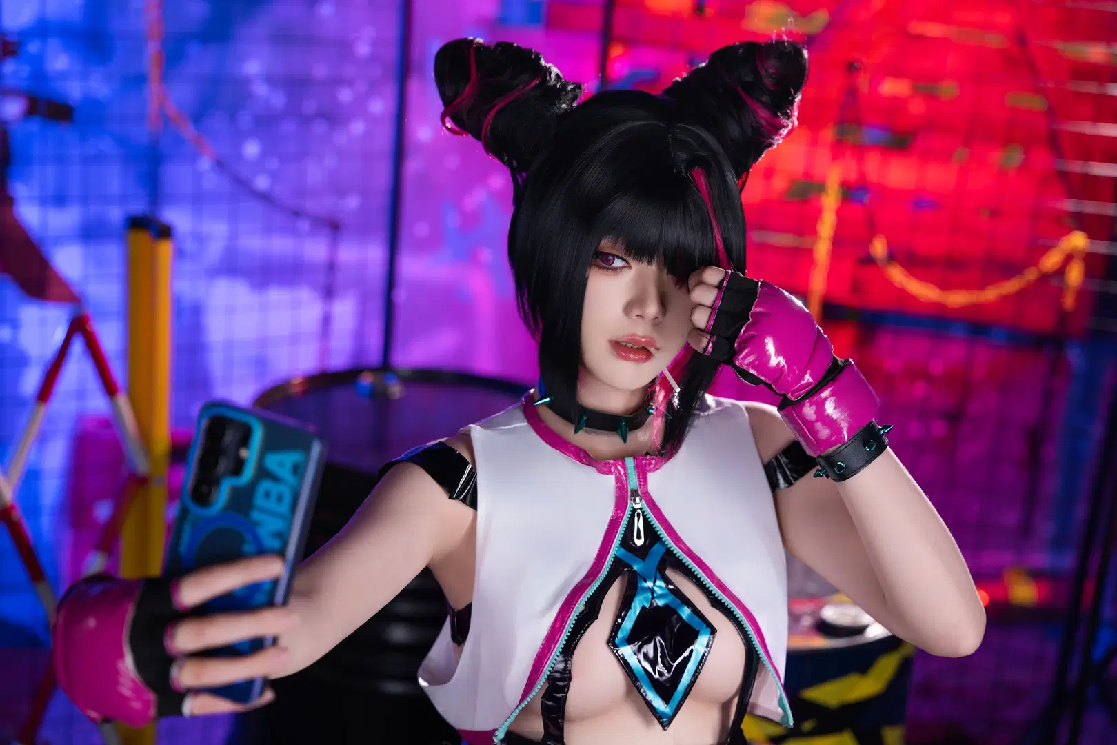 cosplay, 霓虹人像, 韓蛛俐cos, 街頭霸王, 格鬥少女