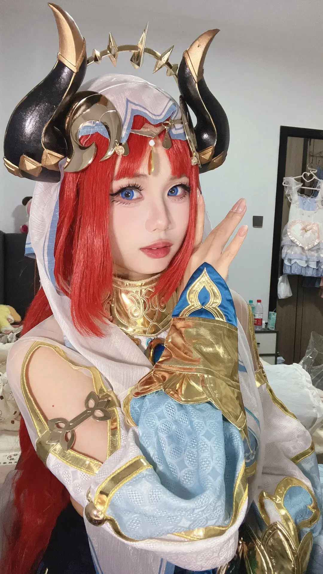 二次元, 原神, cosplay, 试妆, 妮露cos