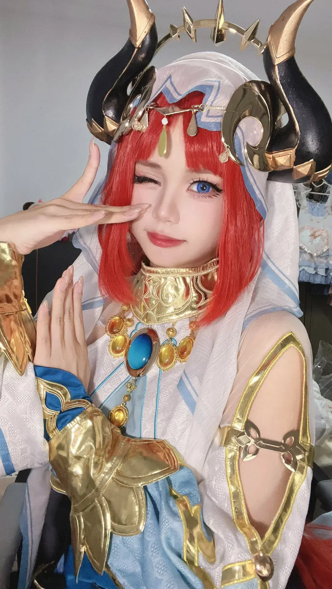 【妮露cos】原神水之舞者試妝完成 - 屁啦小平 - 第3張
