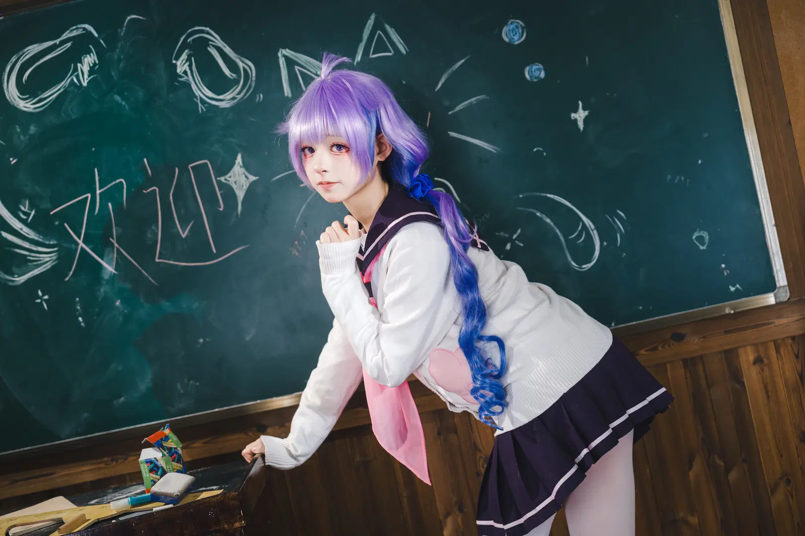 【独角兽cos】碧蓝航线憧憬的约会日，课桌上的放学时光 - 小红帽 - 第4张