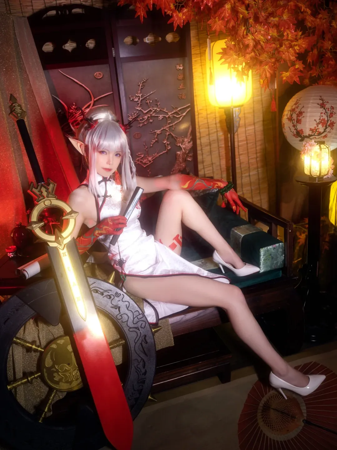 cosplay, 旗袍, 明日方舟, 国风, 年cos