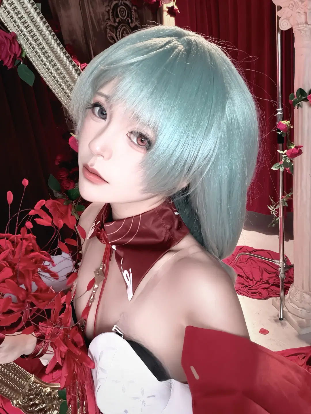 鸣潮, 二次元cosplay, 弗洛洛cos, 鸣潮cos, 棚拍人像