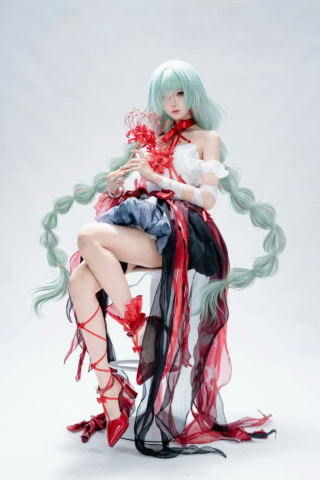 鸣潮, 弗洛洛cos, 二次元cos, cosplay摄影, 棚拍人像