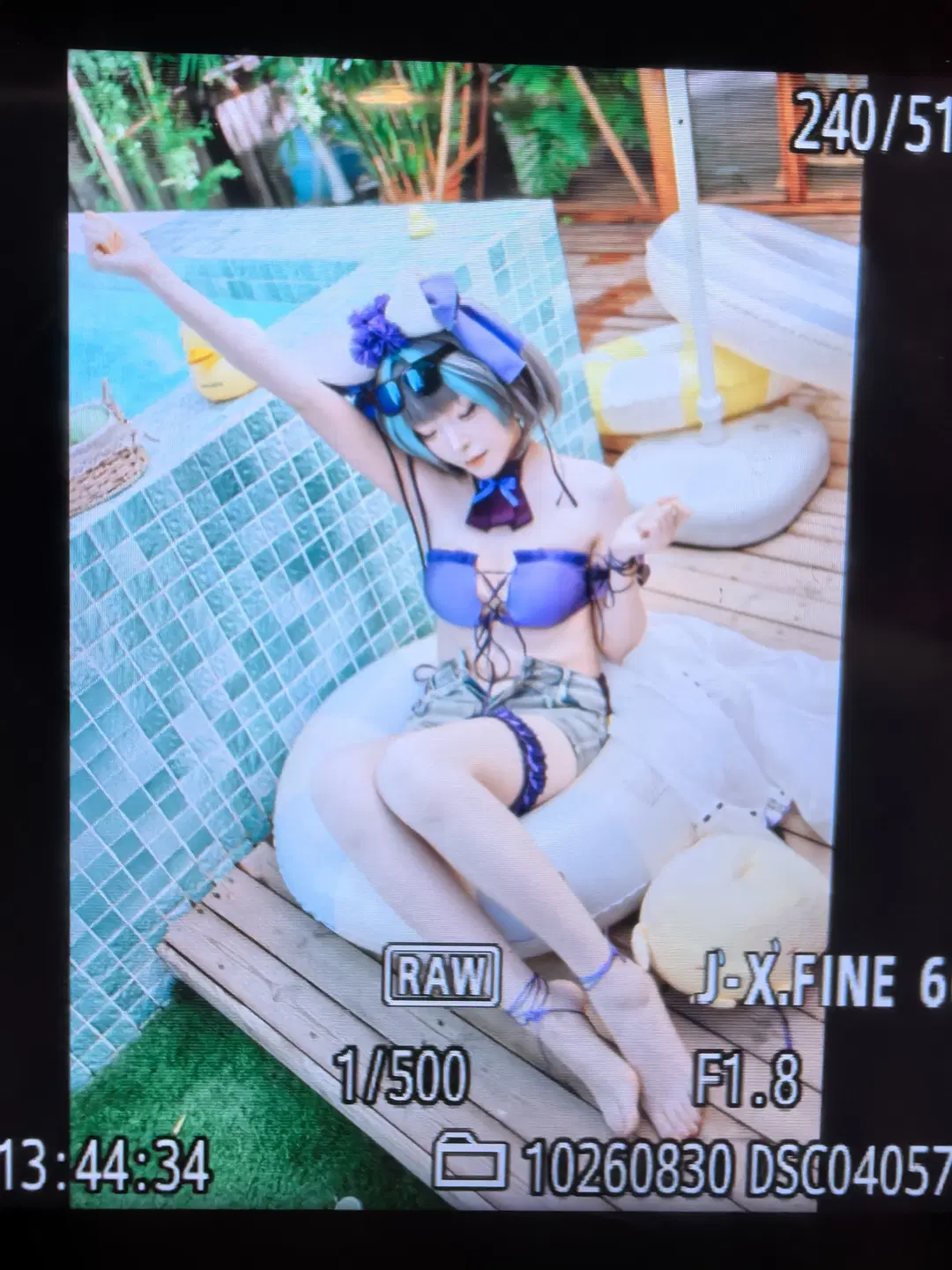 【柴郡cos/信浓cos】碧蓝航线夏日泳装拍摄记录 - 甘小楽_LeLe - 第5张