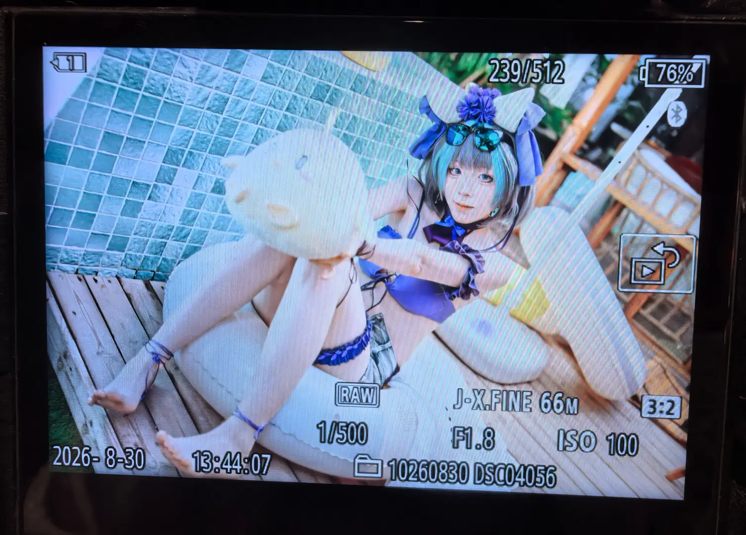 【柴郡cos/信浓cos】碧蓝航线夏日泳装拍摄记录 - 甘小楽_LeLe - 第6张