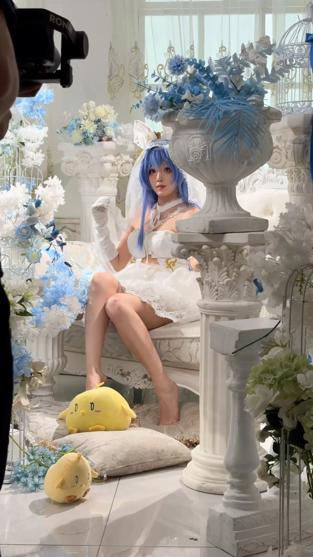 【新泽西cos】碧蓝航线白雪之仪，蓝白相间的温柔梦境 - 甘小楽_LeLe - 第3张