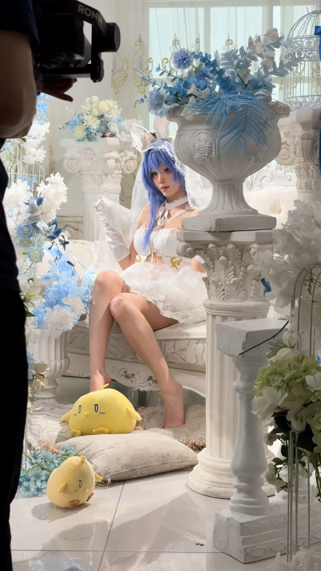【新泽西cos】碧蓝航线白雪之仪，蓝白相间的温柔梦境 - 甘小楽_LeLe - 第4张