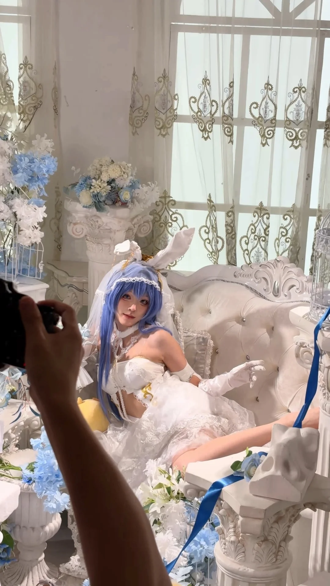 【新泽西cos】碧蓝航线白雪之仪，蓝白相间的温柔梦境 - 甘小楽_LeLe - 第5张