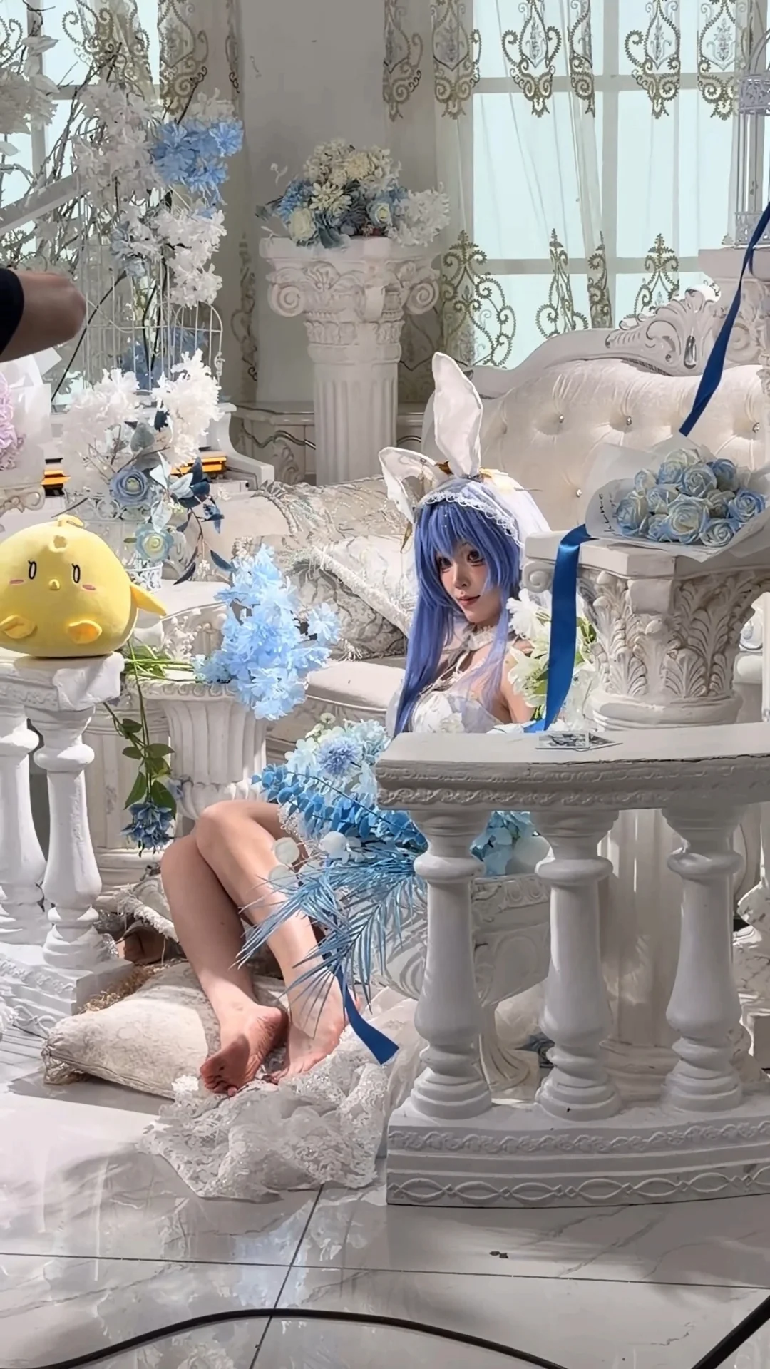 【新泽西cos】碧蓝航线白雪之仪，蓝白相间的温柔梦境 - 甘小楽_LeLe - 第6张