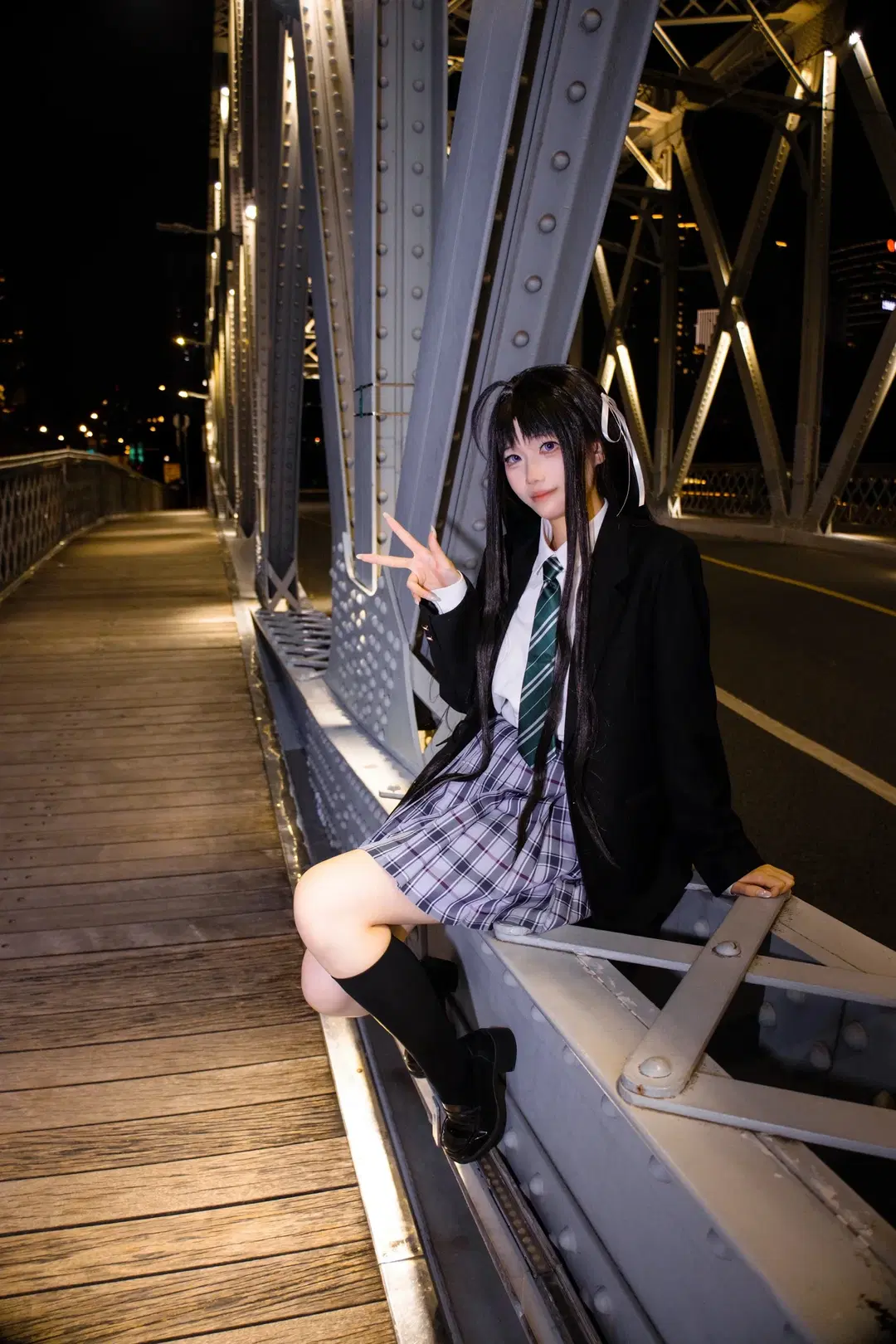 【安和すばる コスプレ】『ガールズバンドクライ』高校制服ロケーション撮影記録 - 檜名乃Hinano - 4枚目