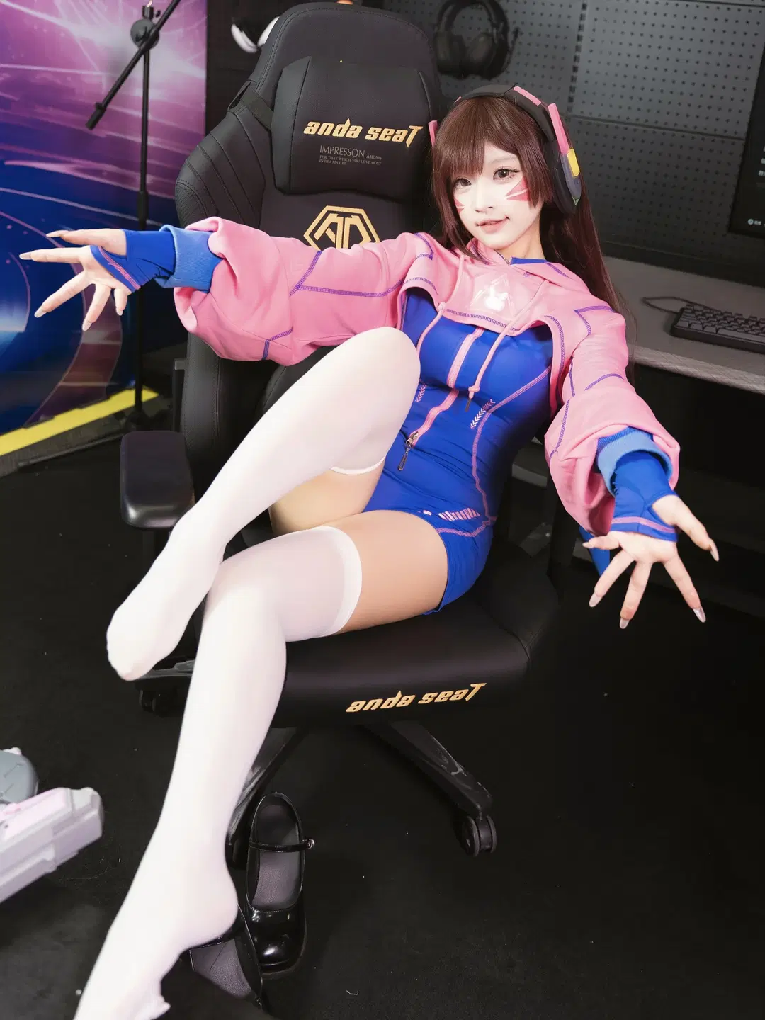 【D.Va cos】守望先锋的电竞少女，活力与俏皮并存 - 阿宏 - 第5张