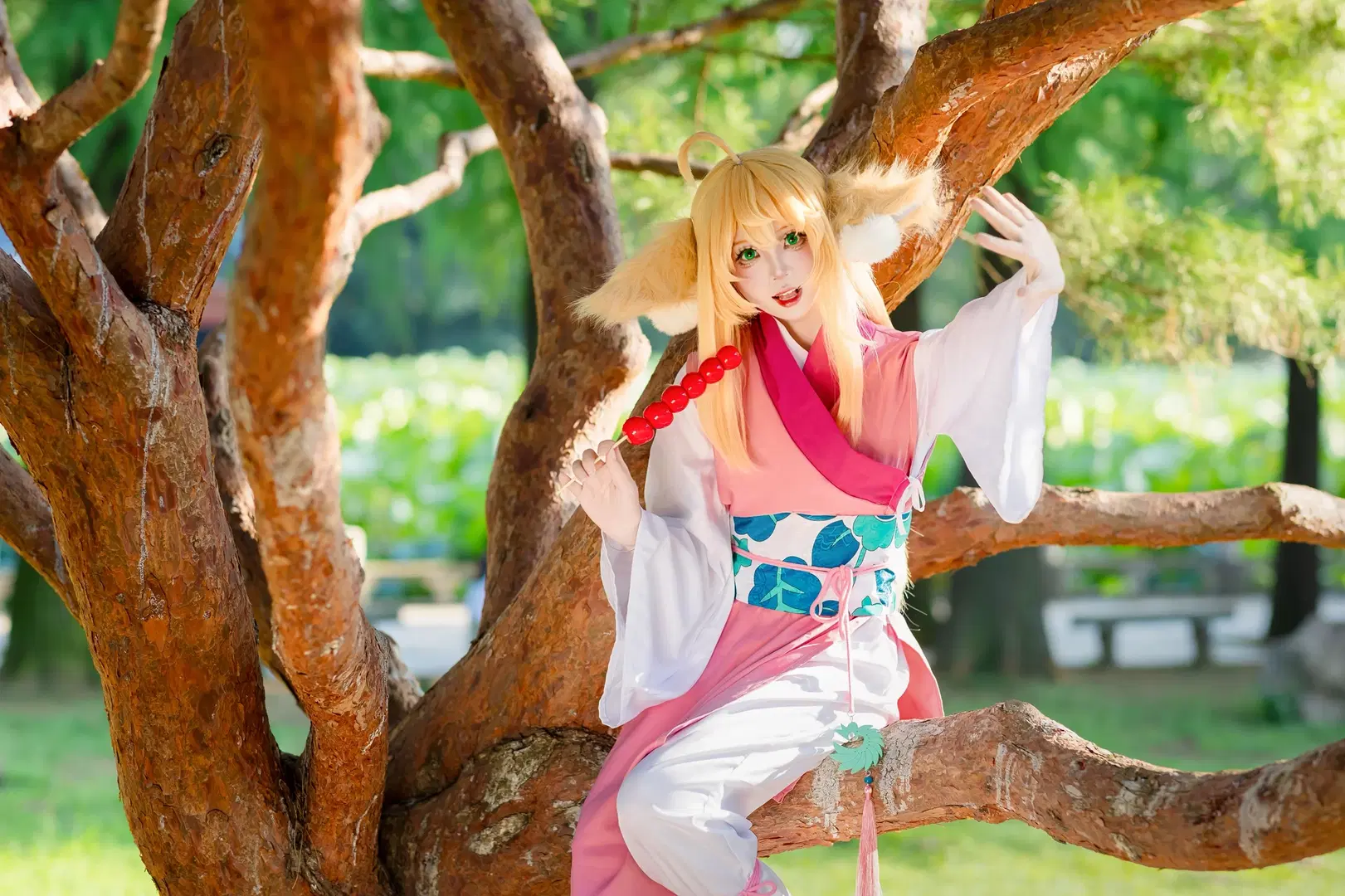 【苏苏cos】狐妖小红娘国庆前的外景记录 - 蹦极菠菜 - 第2张