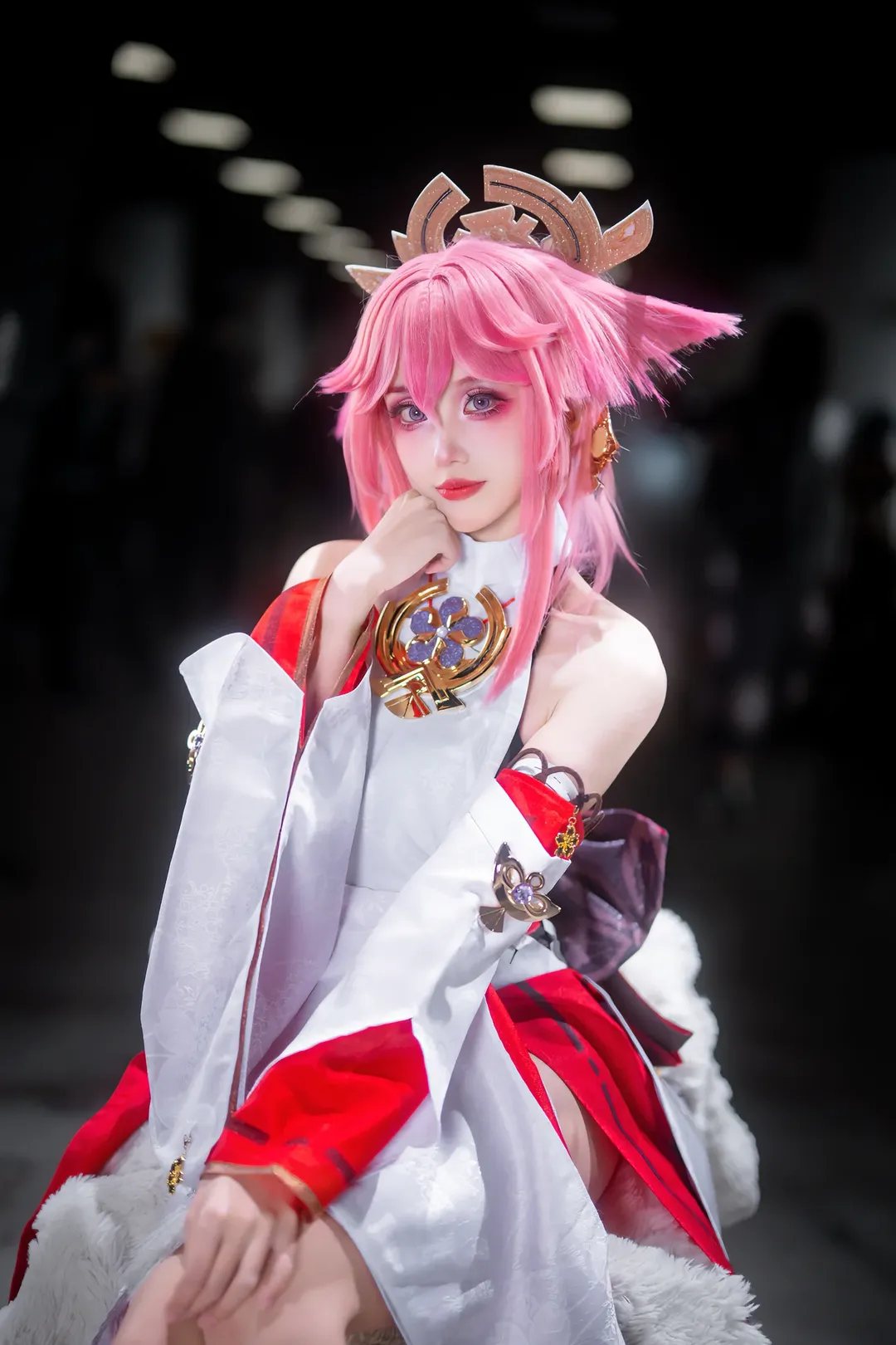 二次元, 原神, cosplay, 漫展, 八重神子cos