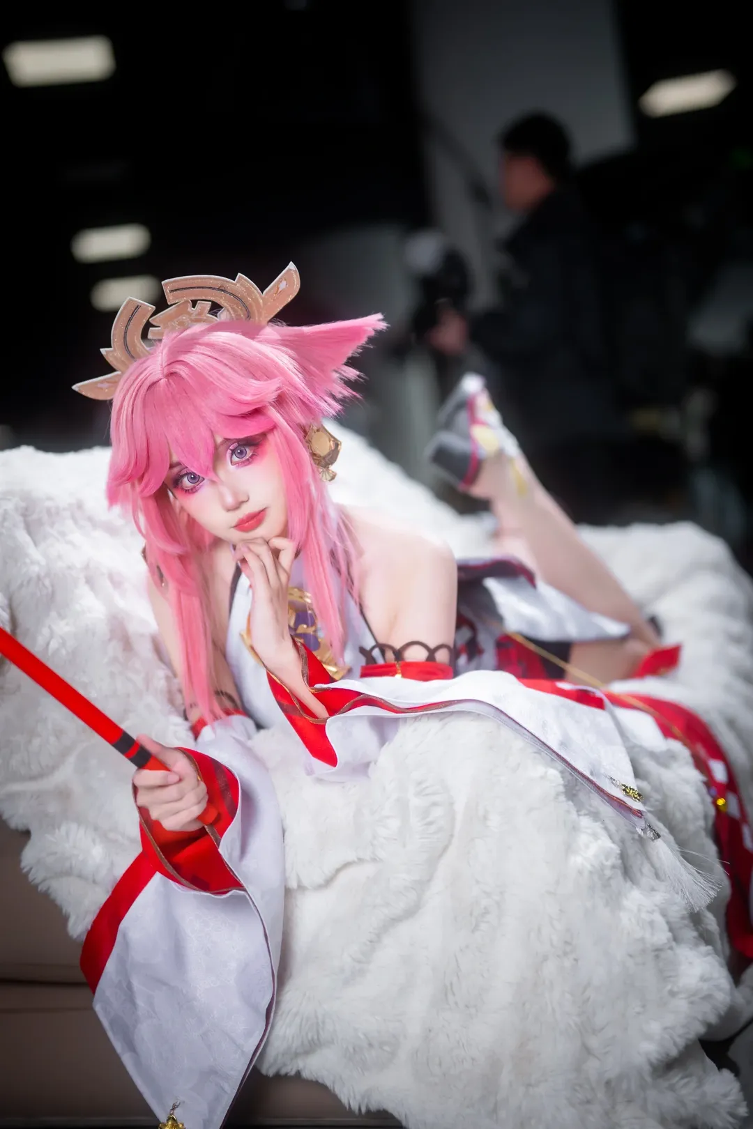 二次元, 原神, cosplay, 漫展, 八重神子cos - 第2张