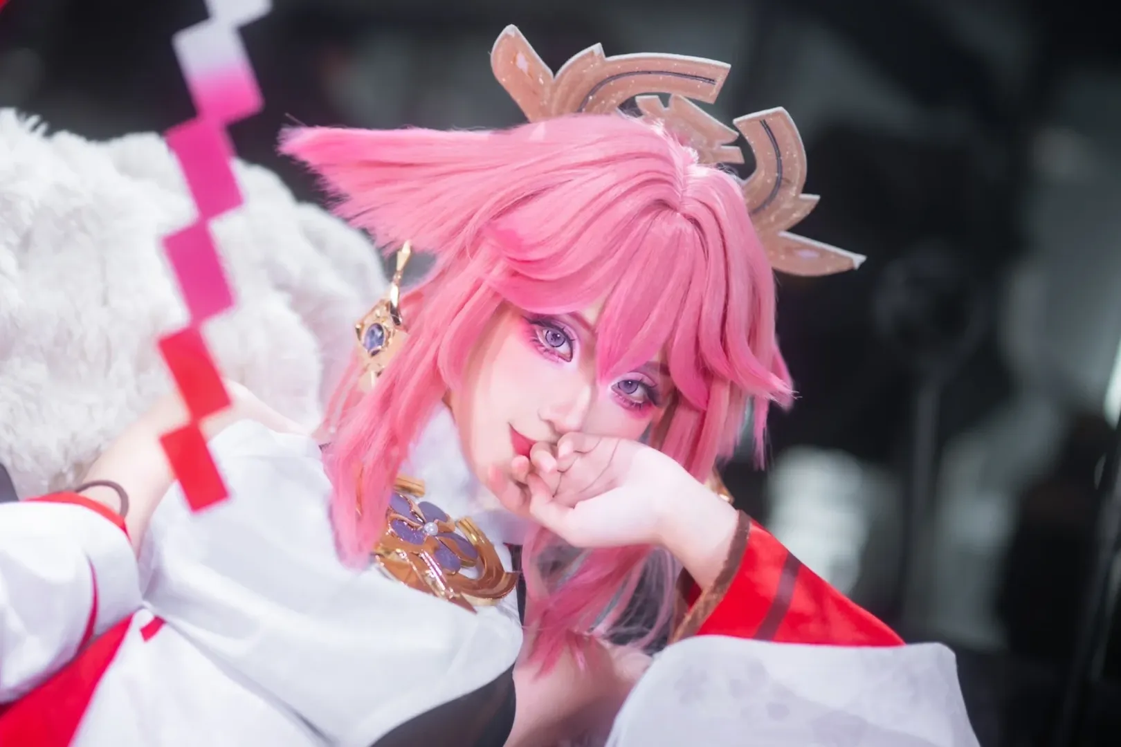 二次元, 原神, cosplay, 摄影, 八重神子cos - 第1张