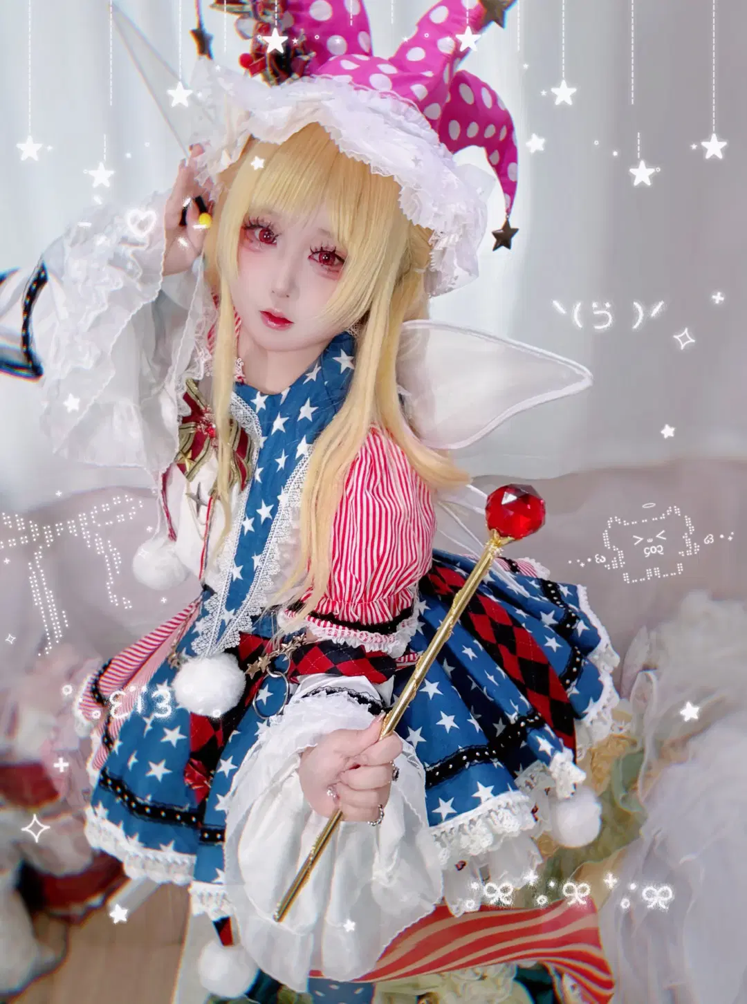 【クラウンピース コスプレ】『東方紺珠伝』地獄の妖精、サーカス風ディテール満載の二次元コスプレ - 小熊美奈子 - 2枚目