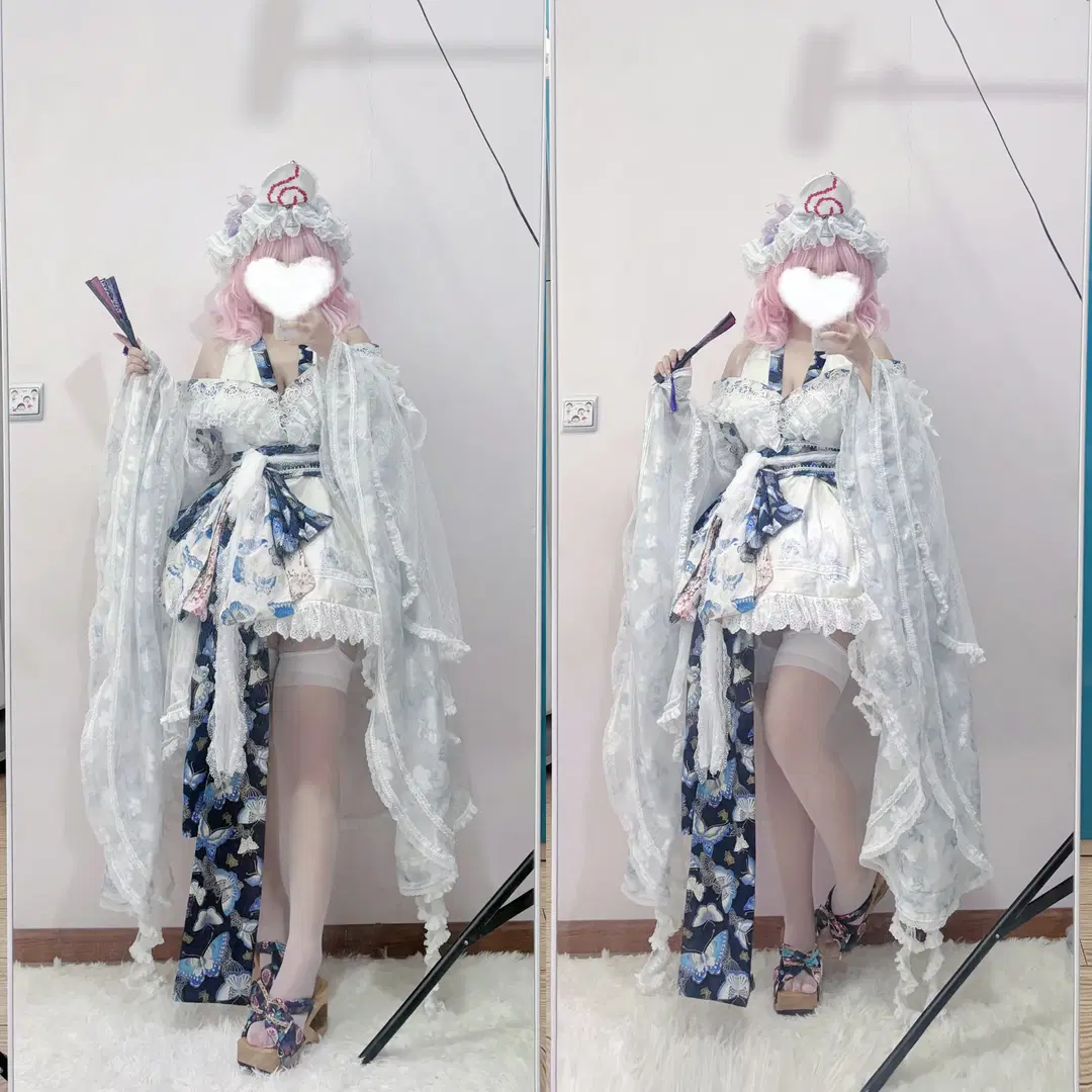 [Saigyouji Yuyuko cosplay] Touhou Project: Gorgeous and Elegant Japanese-Style Fitting by 小熊美奈子 - Image 3