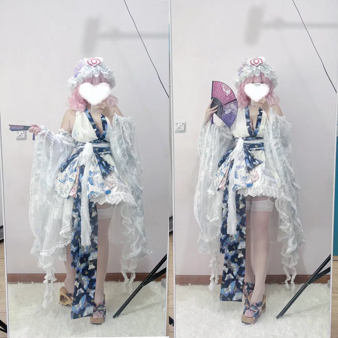 [Saigyouji Yuyuko cosplay] Touhou Project: Gorgeous and Elegant Japanese-Style Fitting by 小熊美奈子 - Image 4