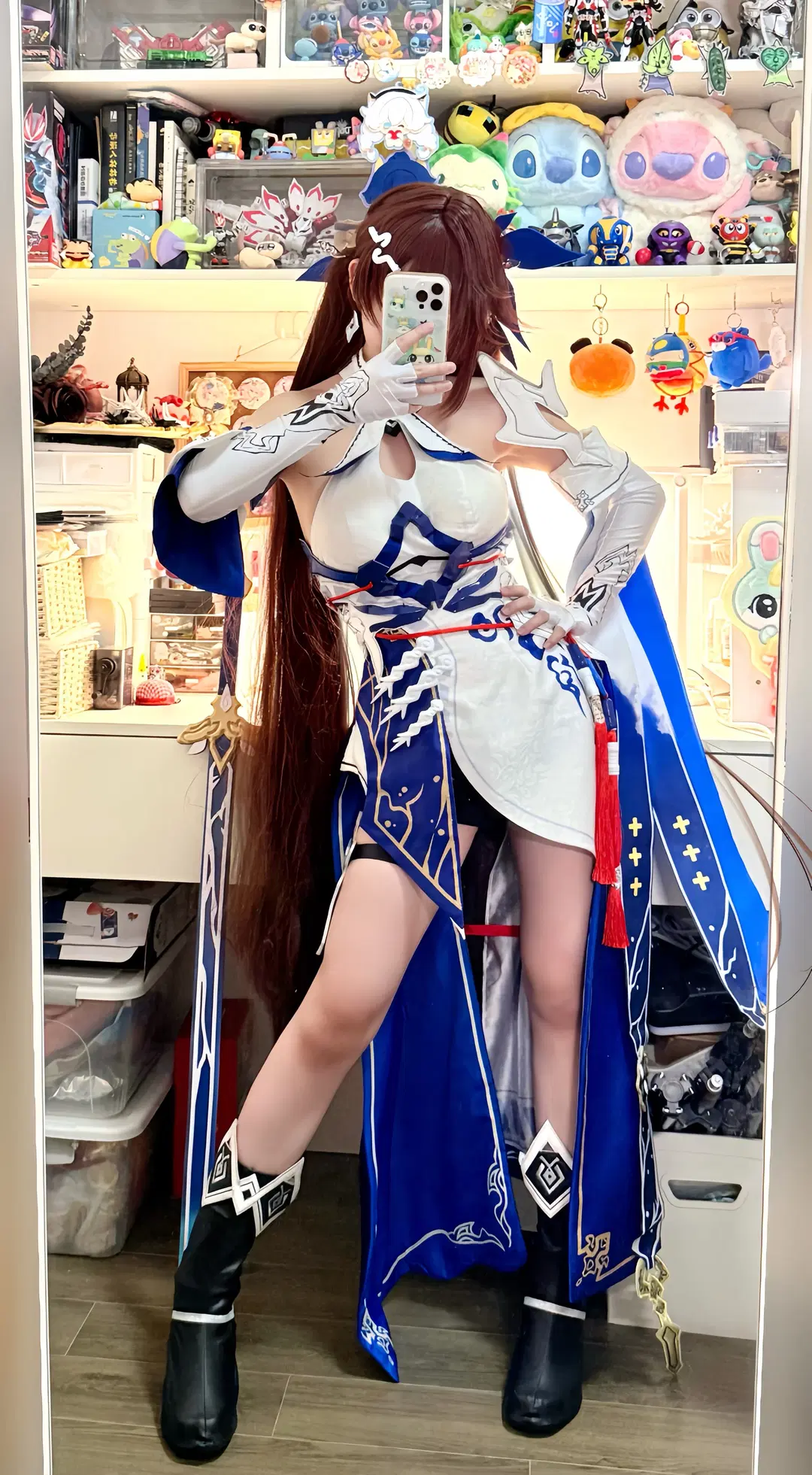 【Li Sushang cosplay】Honkai Impact 3rd Senior Disciple of the Edgeworth Sect Try-on Haul Log by 好想吃饭 - Image 2