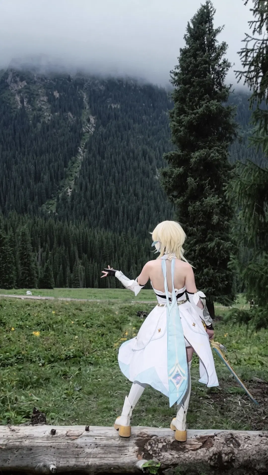 原神, 户外摄影, 荧cos, 游戏cosplay, 旅行者荧