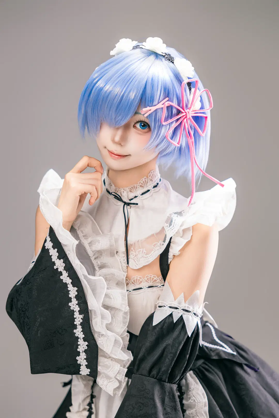 【蕾姆cos】从零开始的异世界女仆日常记录 - 秋月凛 - 第4张