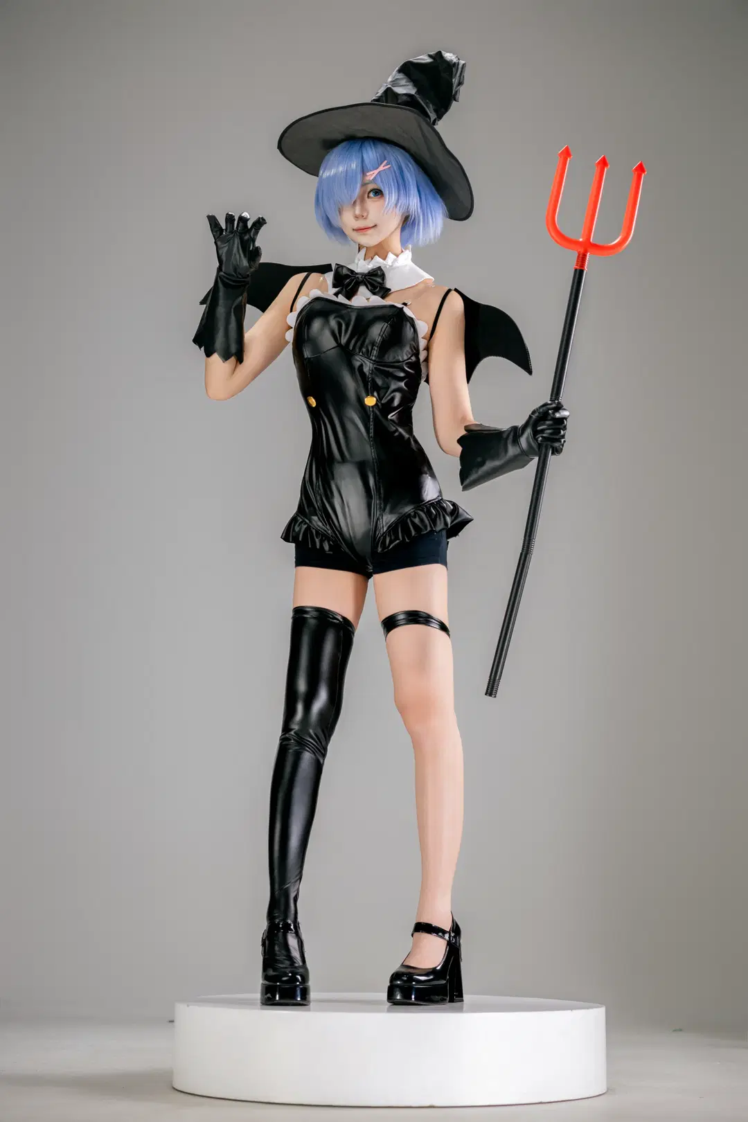 【蕾姆cos】从零开始的异世界万圣节小恶魔女巫 - 秋月凛 - 第4张