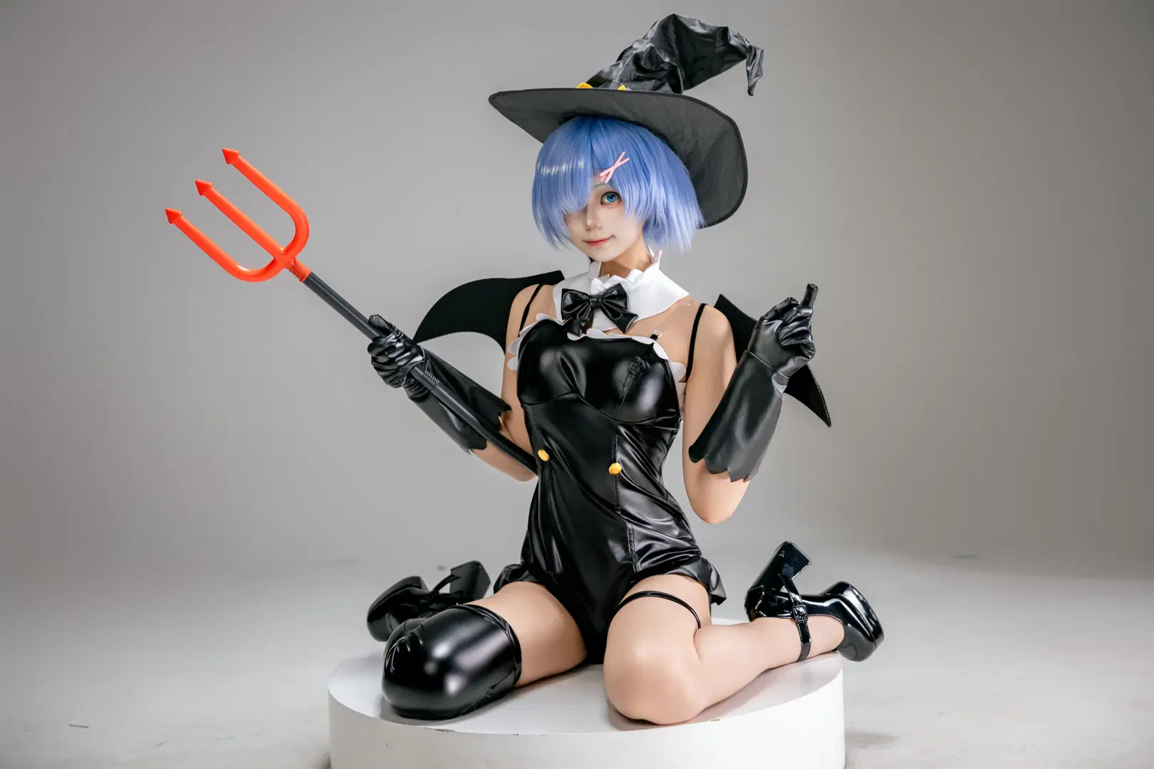 【蕾姆cos】从零开始的异世界万圣节小恶魔女巫 - 秋月凛 - 第6张