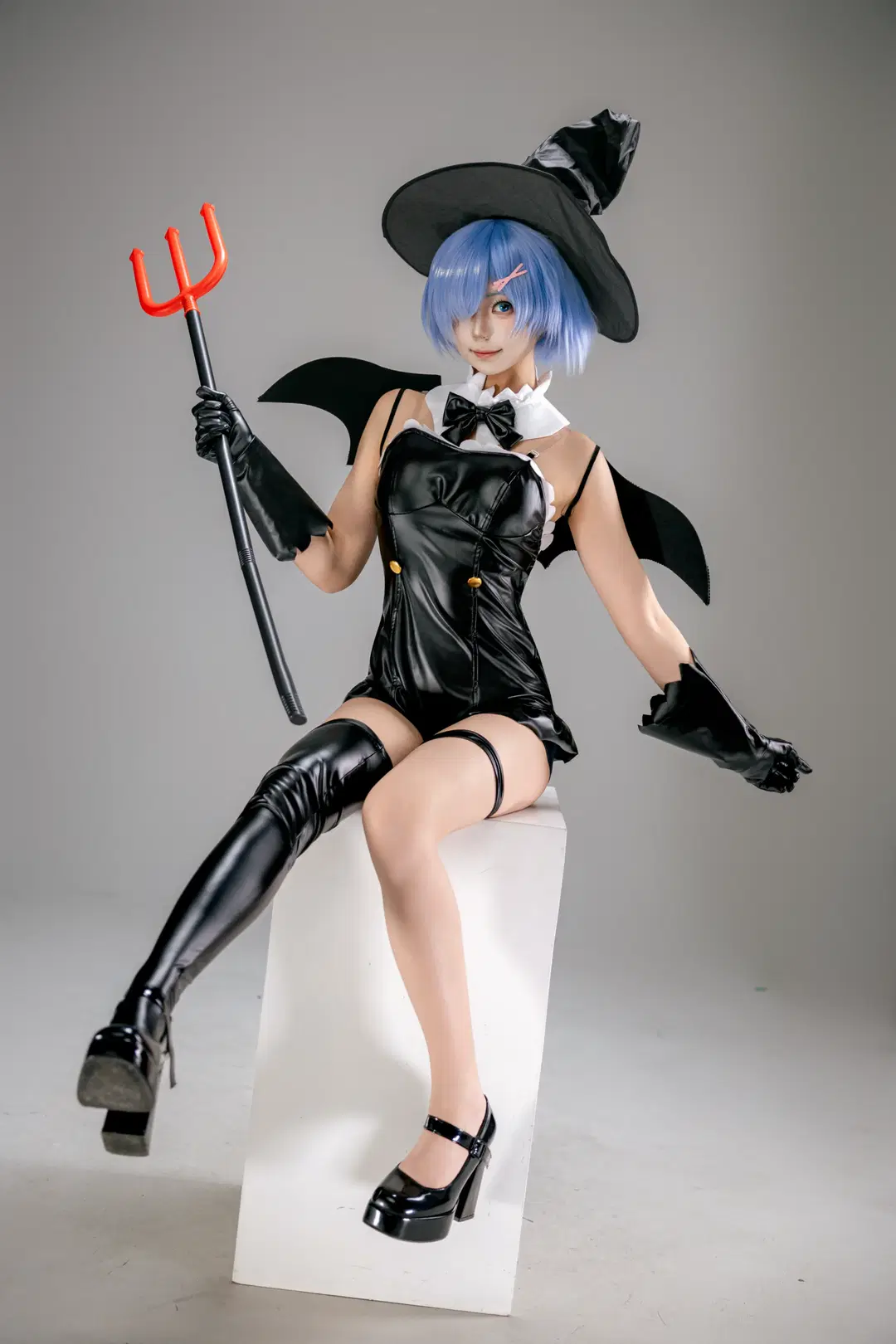 【蕾姆cos】从零开始的异世界万圣节小恶魔女巫 - 秋月凛 - 第9张
