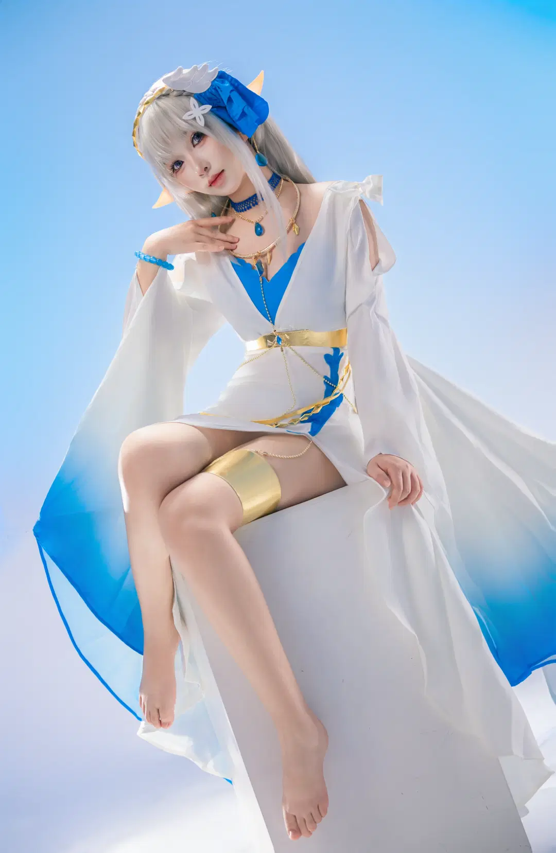 【愛蜜莉雅cos】從零開始的異世界生活 希臘服第二彈 - 秋月凛 - 第2張
