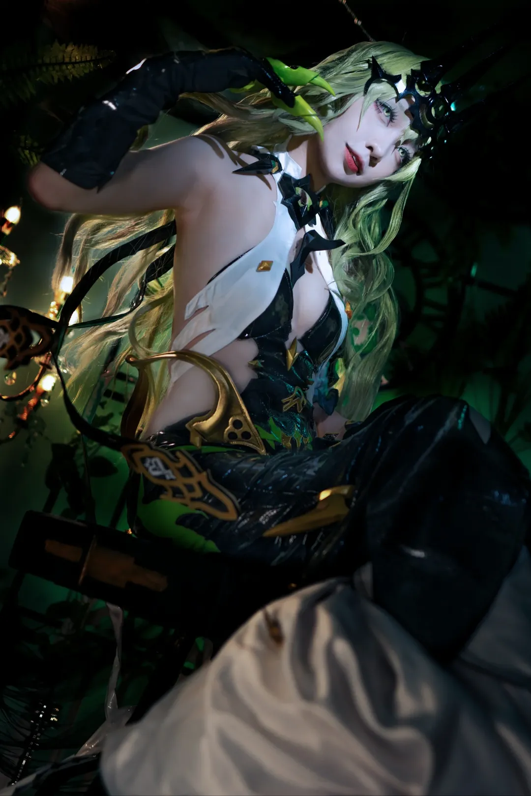 原神, cosplay, 八重神子cos, 黑丝, 芜湖约拍 - 第1张