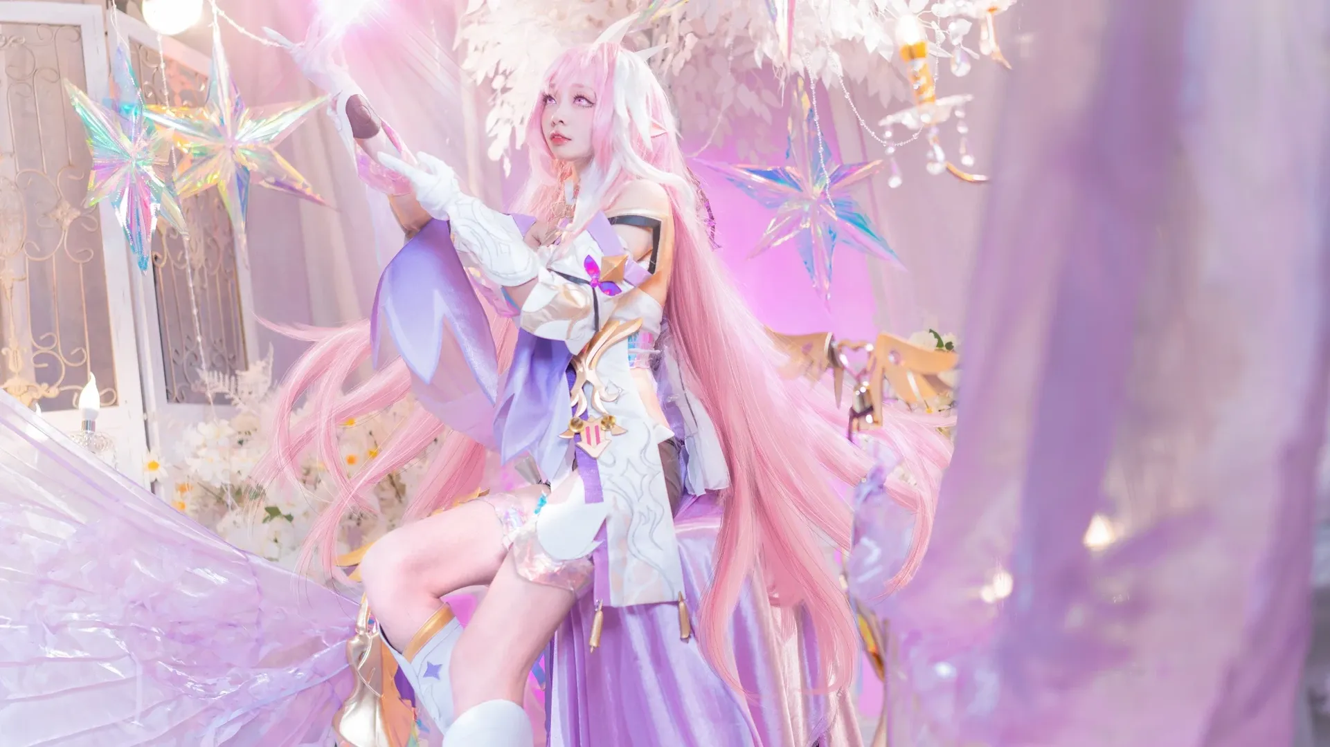 原神, cosplay, 八重神子cos, 黑丝, 芜湖约拍 - 第4张