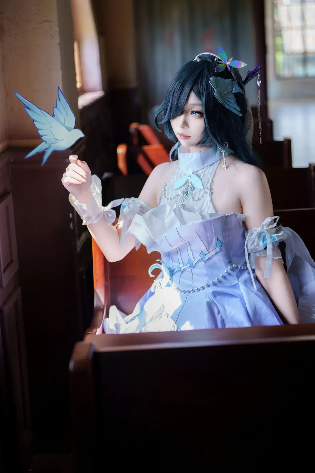 【符华cos】崩坏3云墨丹心与青鸟之庭的光影之约 - 芷雪睡不醒 - 第3张
