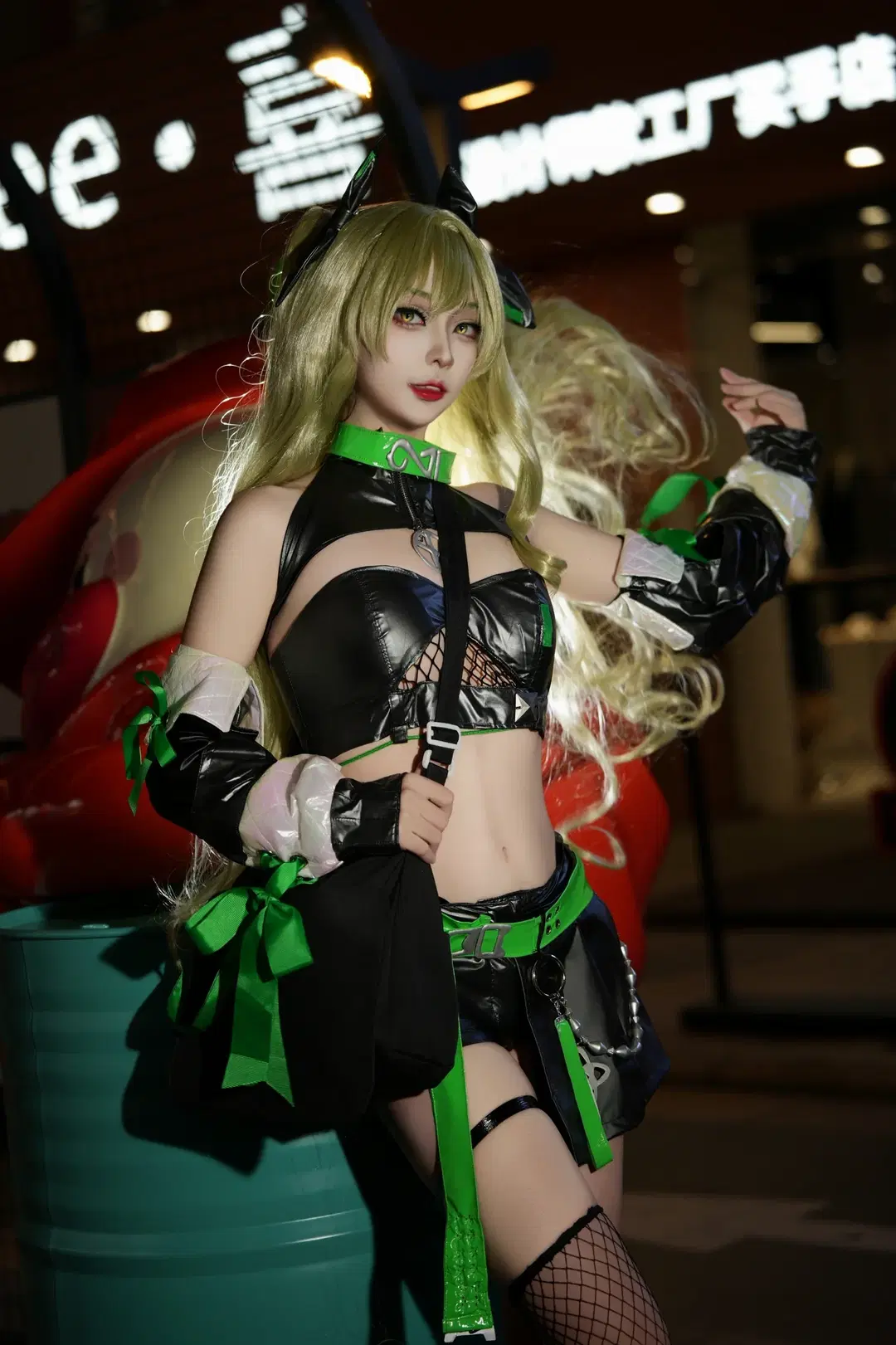 Honkai Impact 3rd, Cosplay photoshoot, Mobius cosplay, Stockings, Razer collaboration