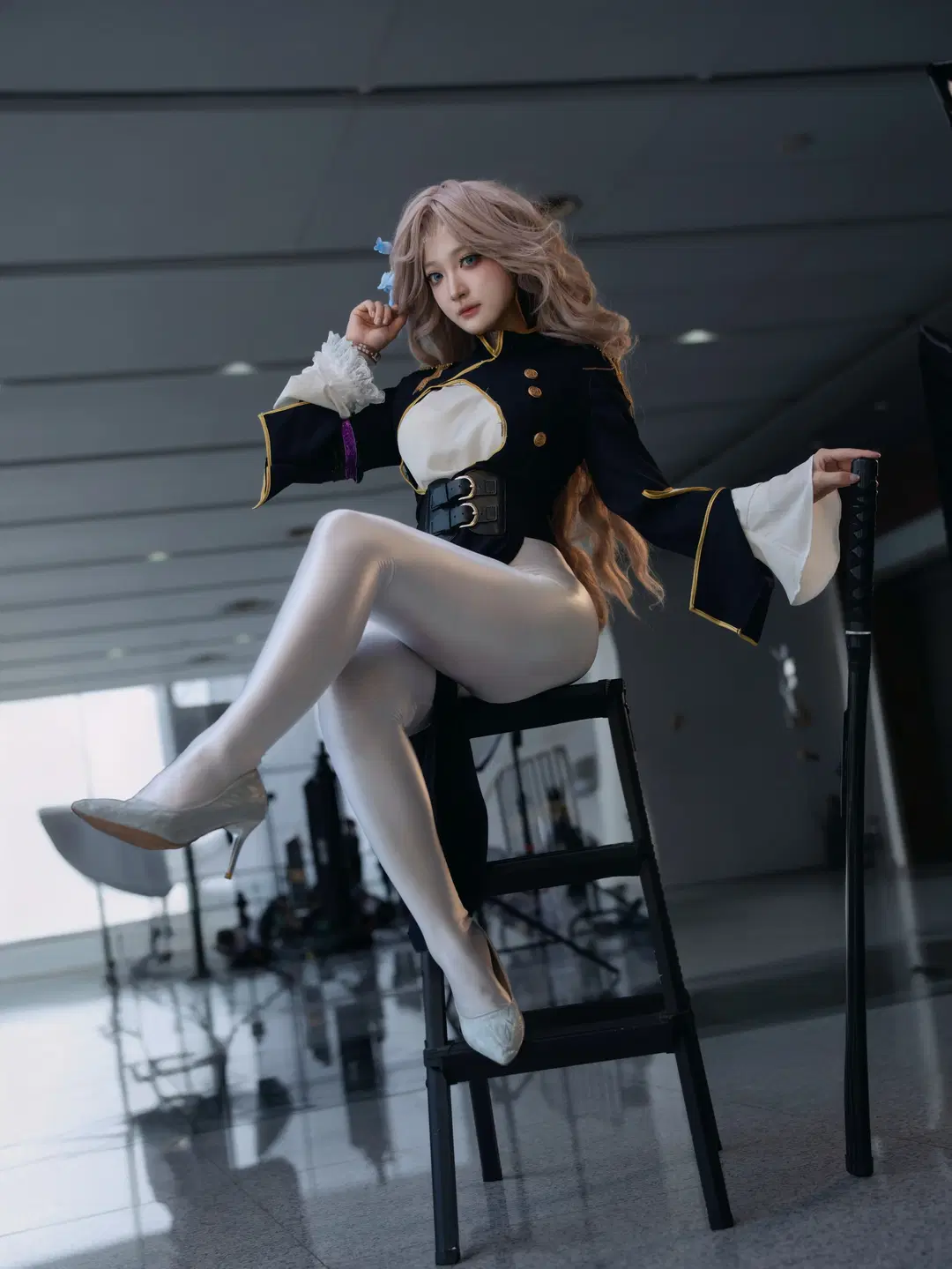 兔女郎搭配黑丝在钢琴前拍了一组 - 曲laugh_2 - 第3张