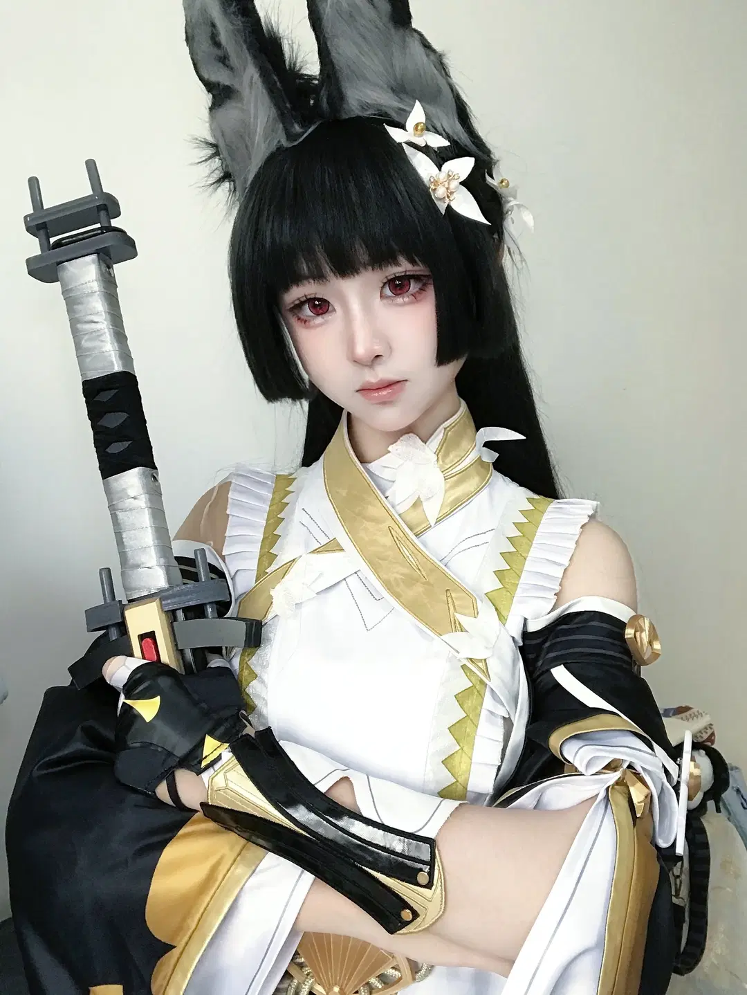 【星见雅cos】绝区零里的红瞳刀客 - 涴辰辰辰辰 - 第2张