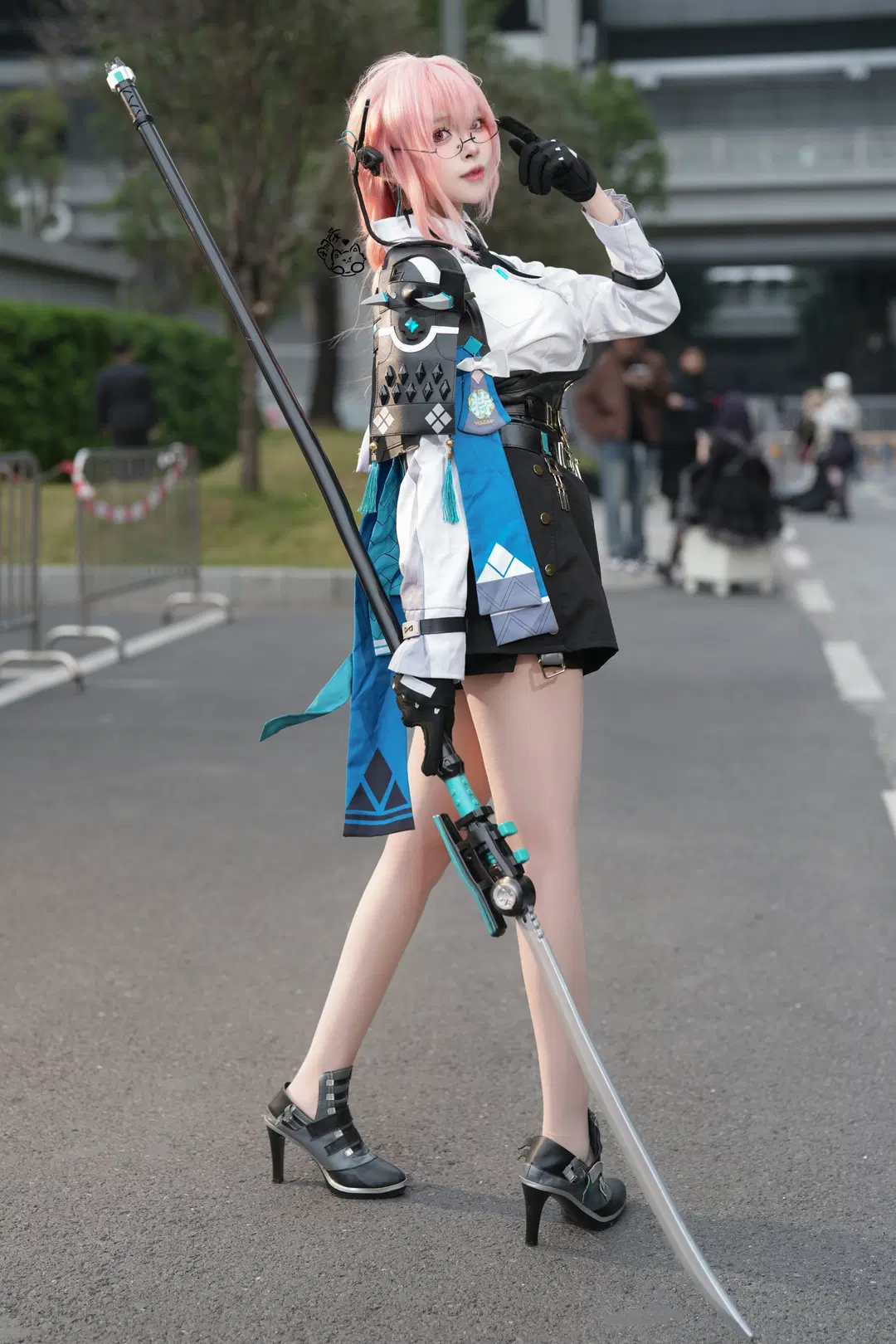 Zenless Zone Zero 2nd Anniversary Cosplay Collection: A Visual Collision of Techwear Cosplay and Black Stockings Cosplay by 翎安酱 - Image 10