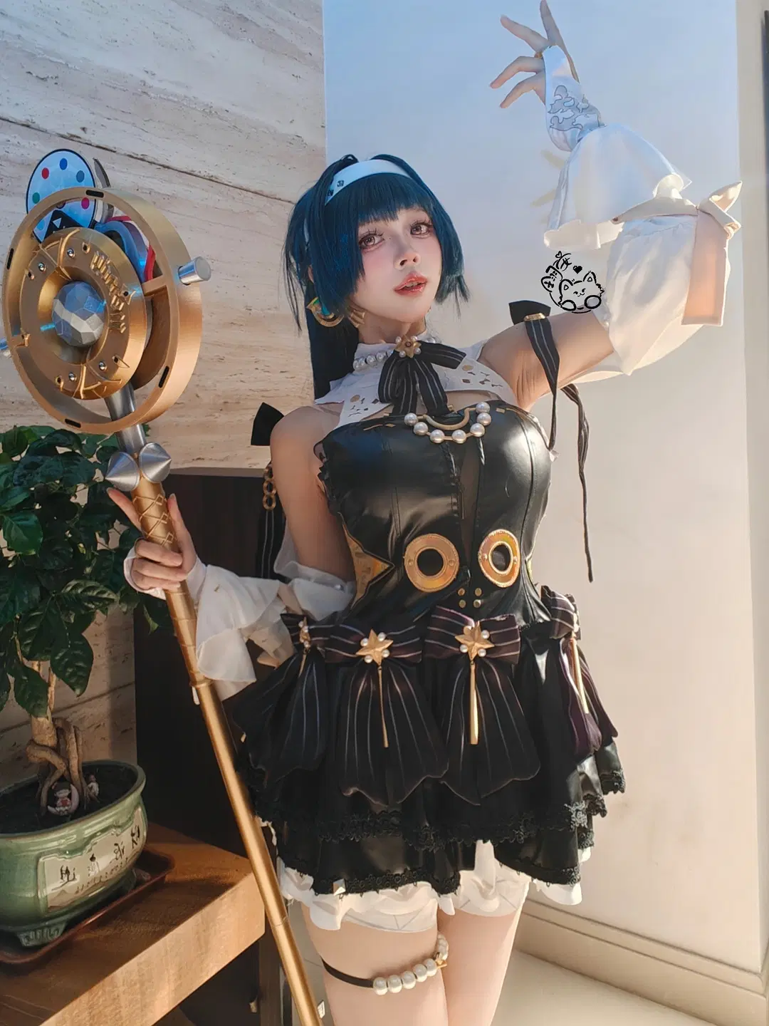 Zenless Zone Zero 2nd Anniversary Cosplay Collection: A Visual Collision of Techwear Cosplay and Black Stockings Cosplay by 翎安酱 - Image 12