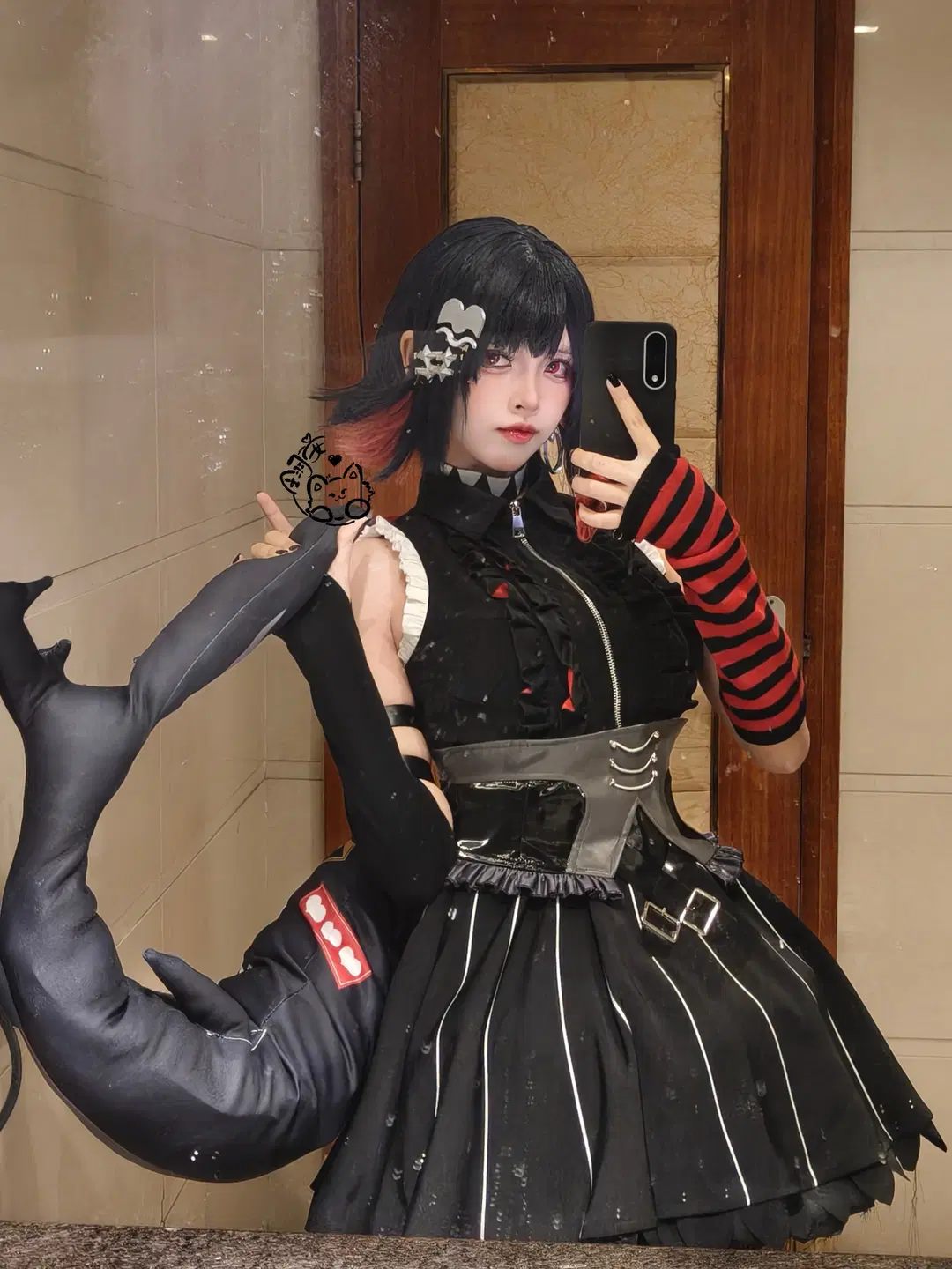 Zenless Zone Zero 2nd Anniversary Cosplay Collection: A Visual Collision of Techwear Cosplay and Black Stockings Cosplay by 翎安酱 - Image 17