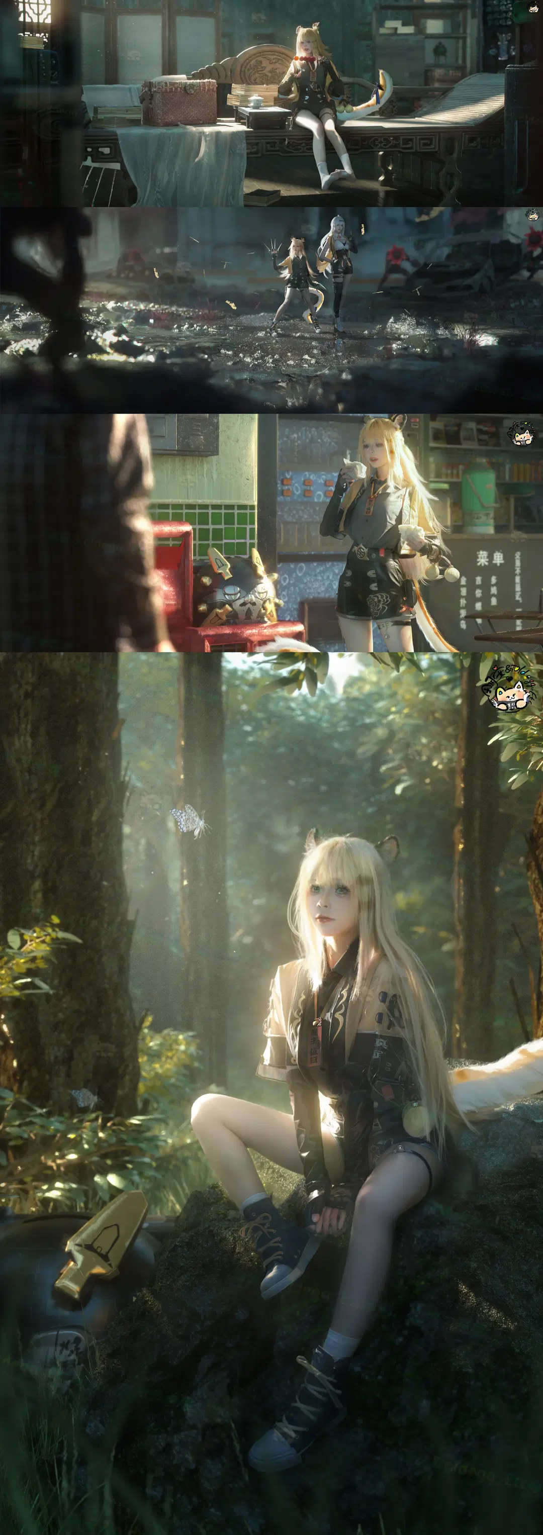 Zenless Zone Zero 2nd Anniversary Cosplay Collection: A Visual Collision of Techwear Cosplay and Black Stockings Cosplay by 翎安酱 - Image 9