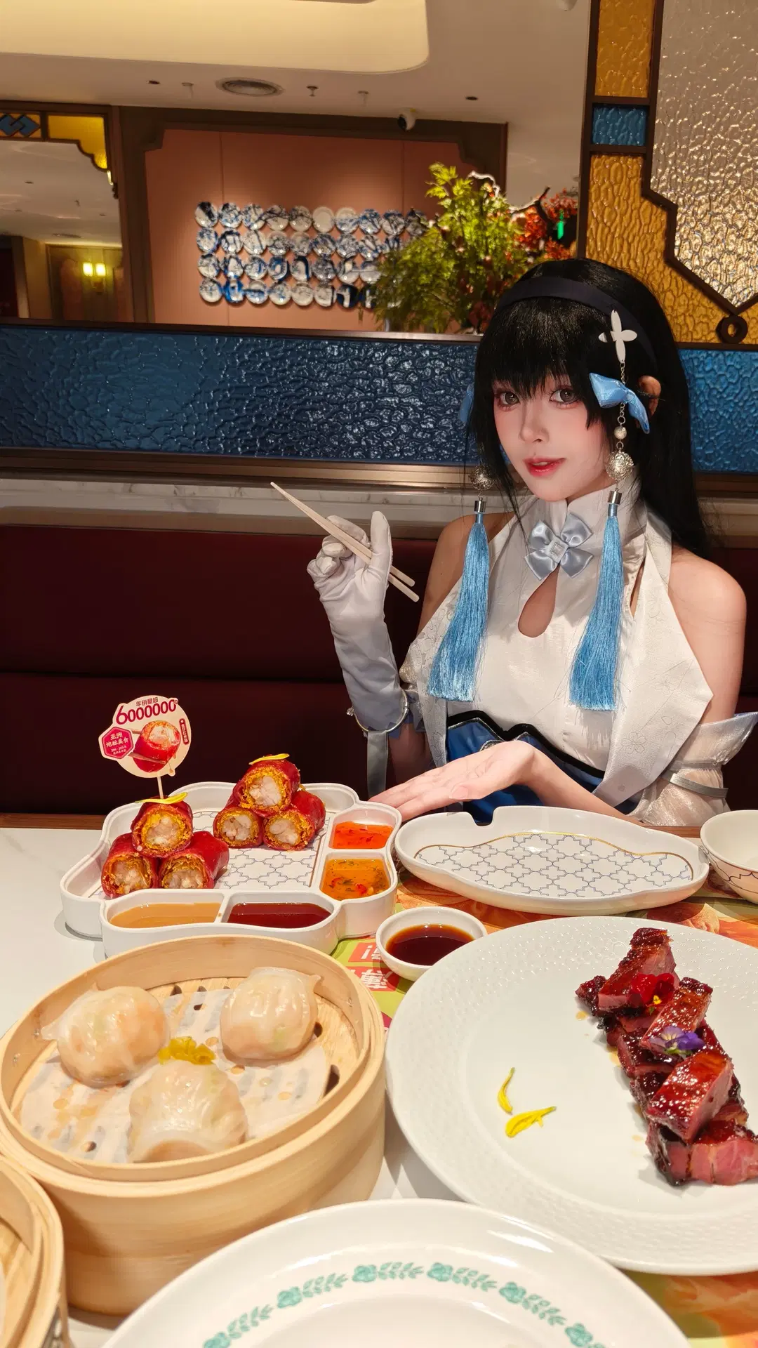 [Xishi cosplay] Checking in at Dian Dou De's Grandview Plaza branch, enjoying Guangzhou morning tea and Cantonese dim sum by 翎安酱 - Image 5