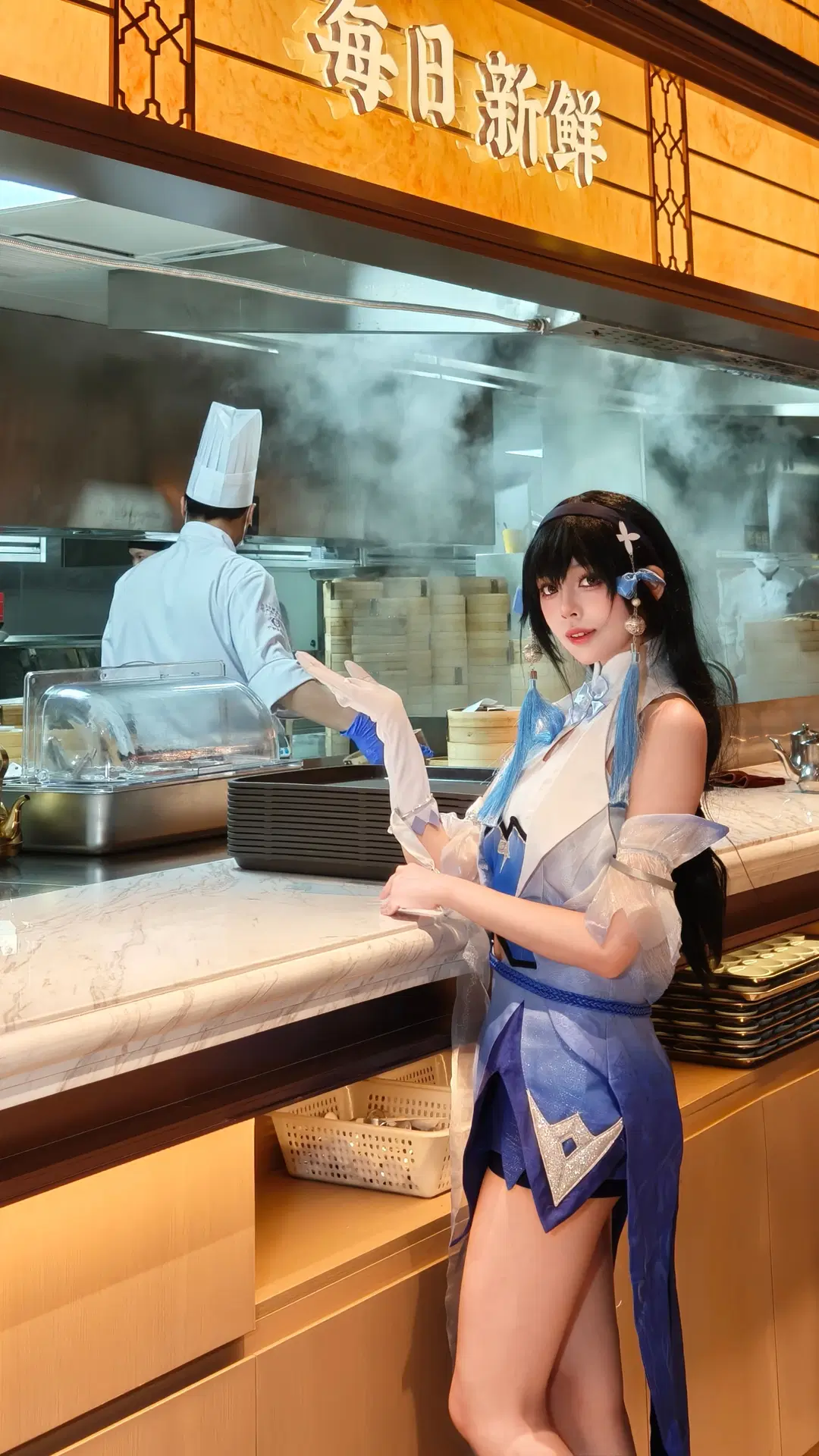 [Xishi cosplay] Checking in at Dian Dou De's Grandview Plaza branch, enjoying Guangzhou morning tea and Cantonese dim sum by 翎安酱 - Image 7